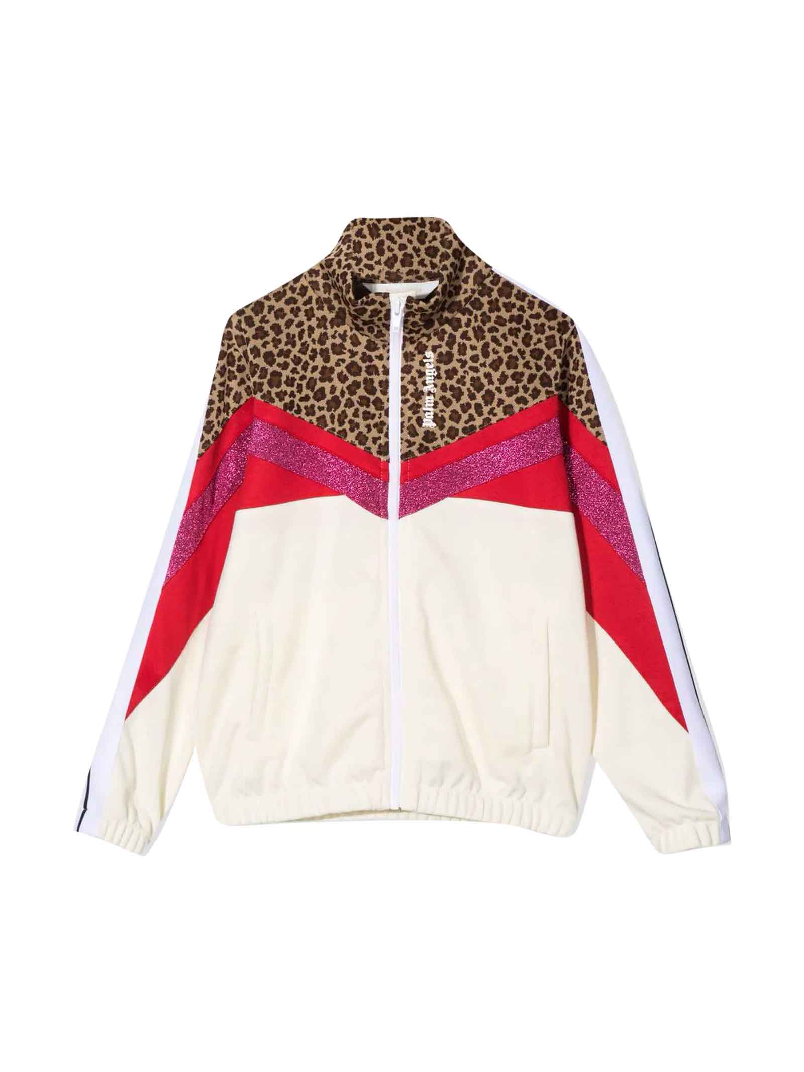 Palm Angels Girl Jacket With Sectional Design