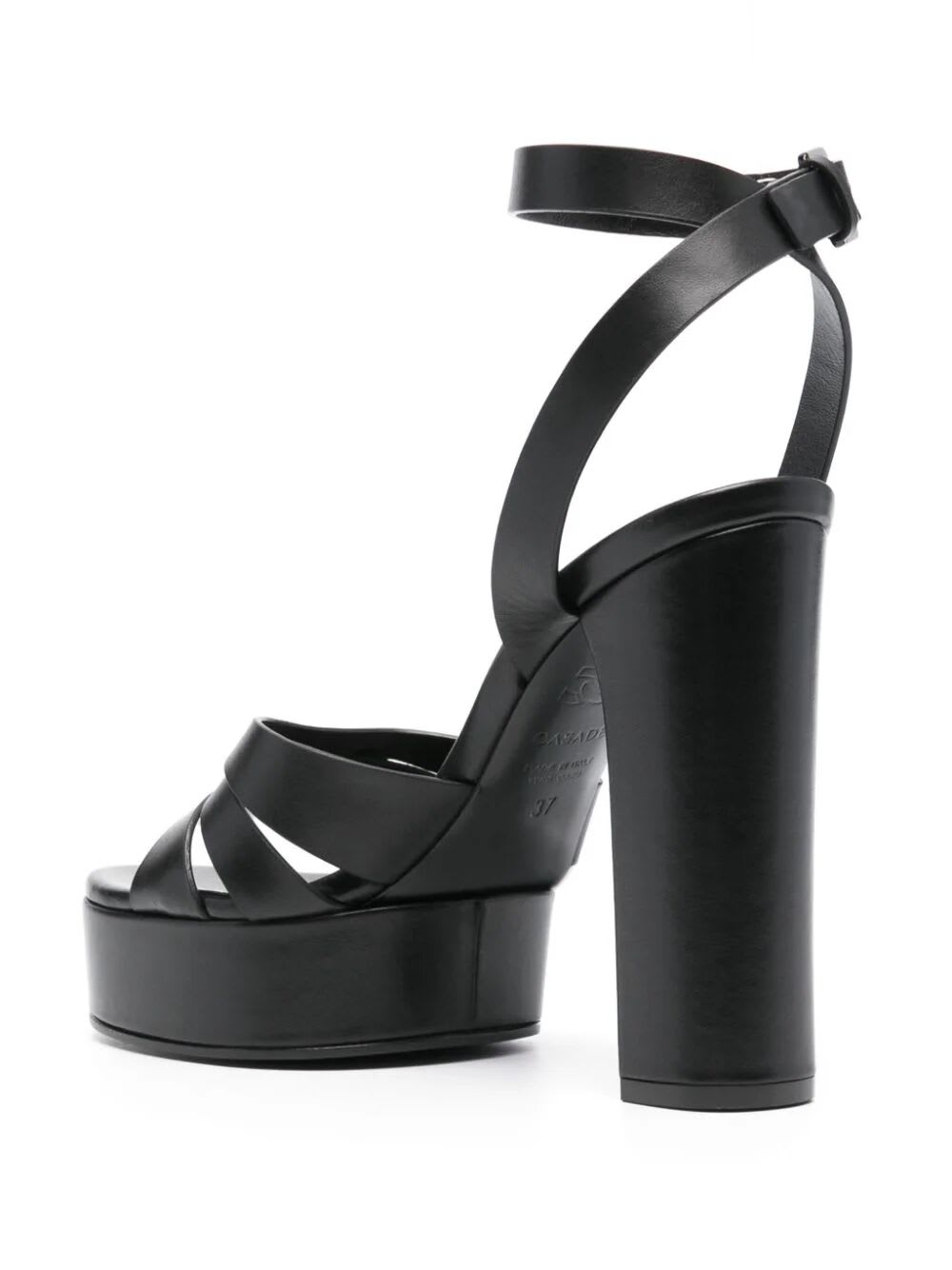 Shop Casadei Florence Sandal In Black