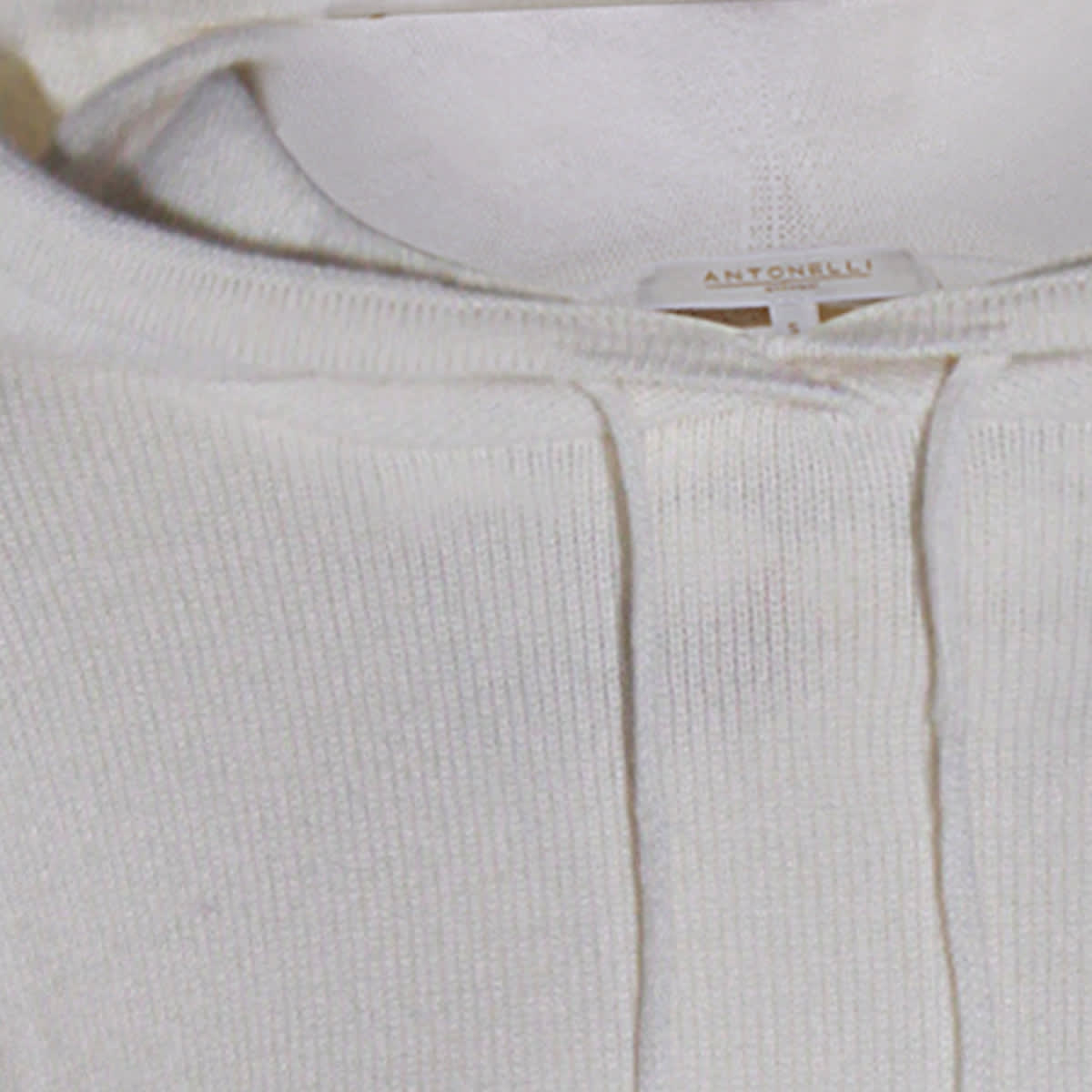 Antonelli White Manlio Wool Sweatshirt In Multi