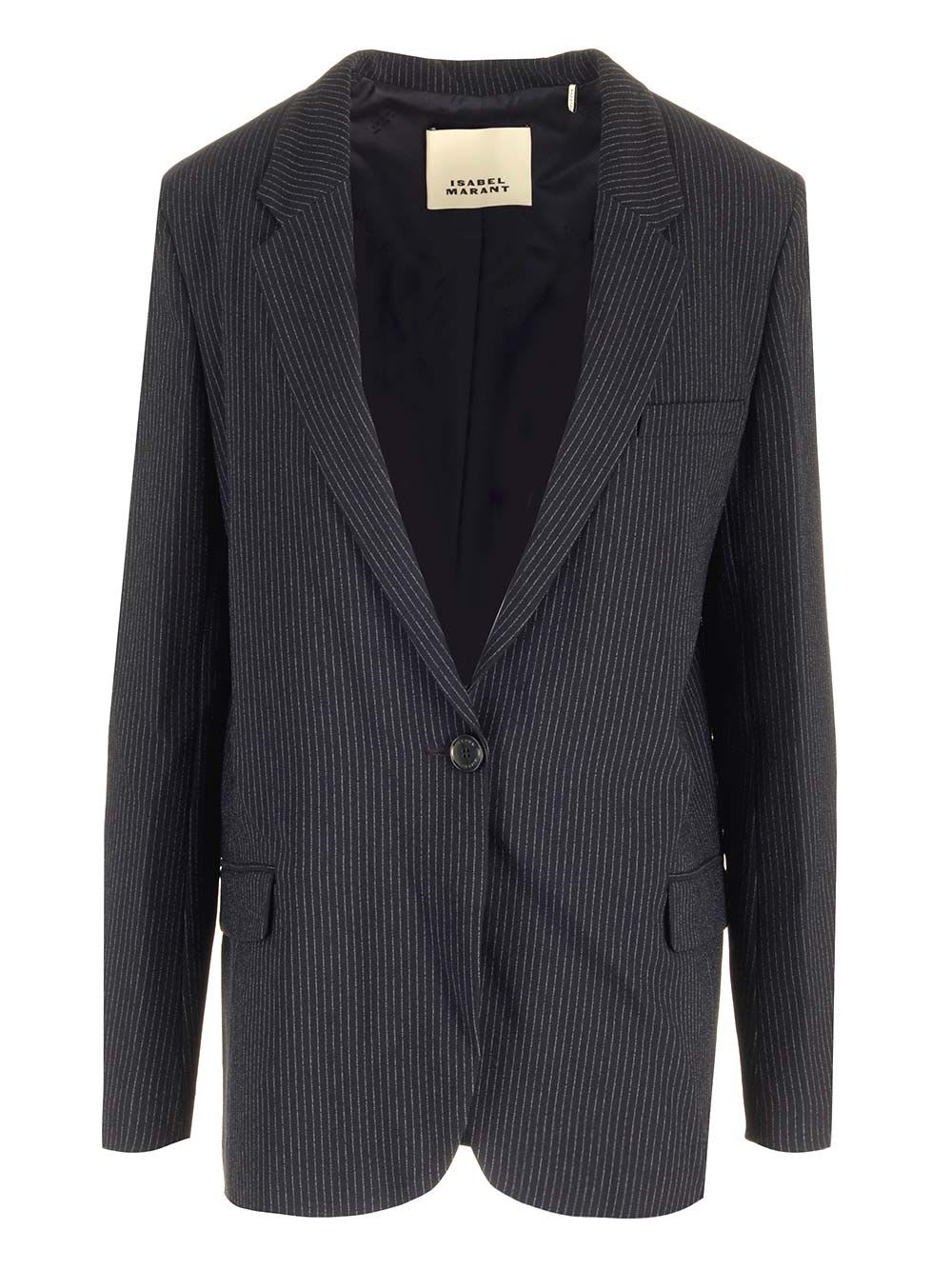 omelia Pinstriped Blazer