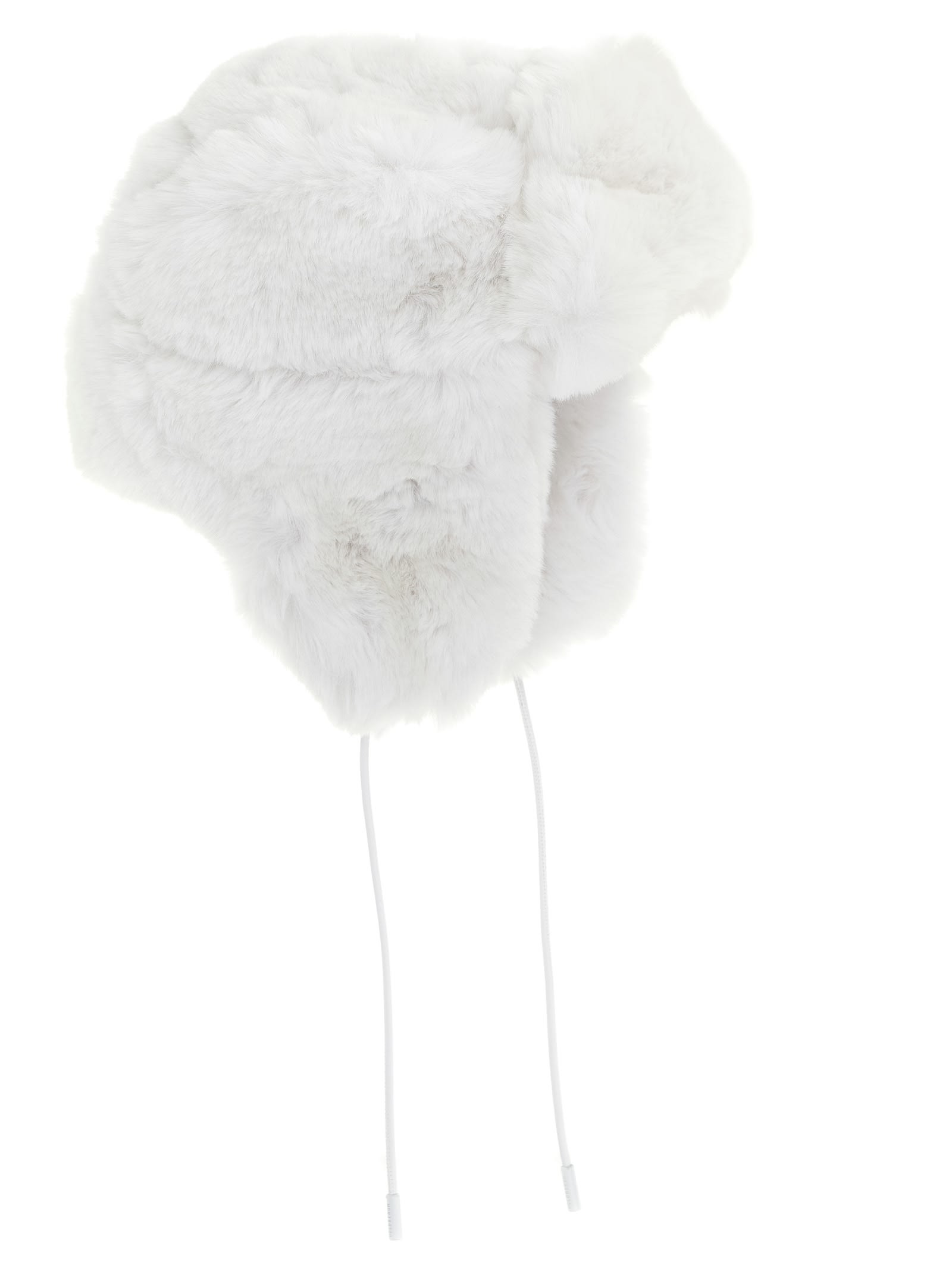 Goldbergh Cher Fluffy Aviator Hat In White