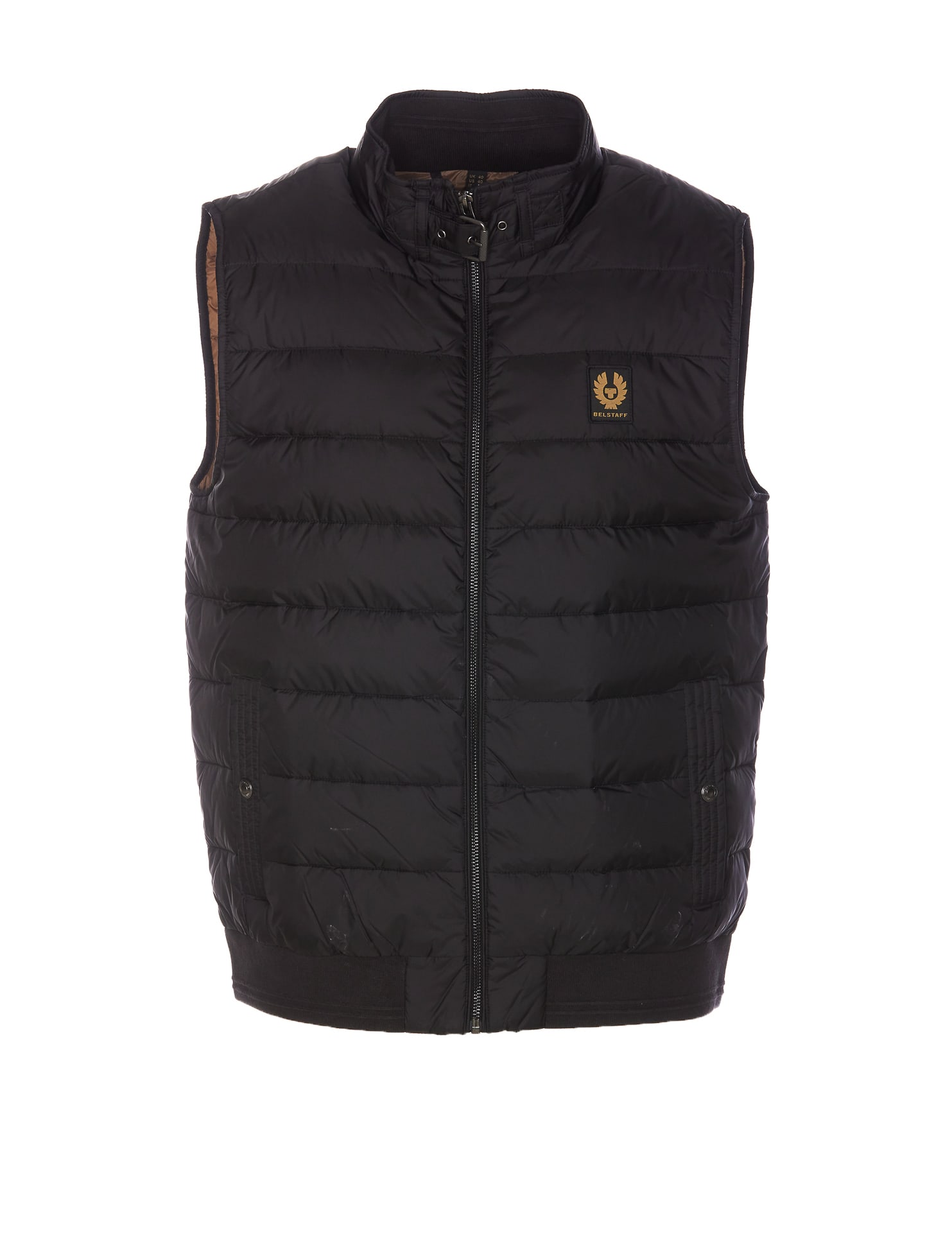 Shop Belstaff Circuit Padded Vest In Black