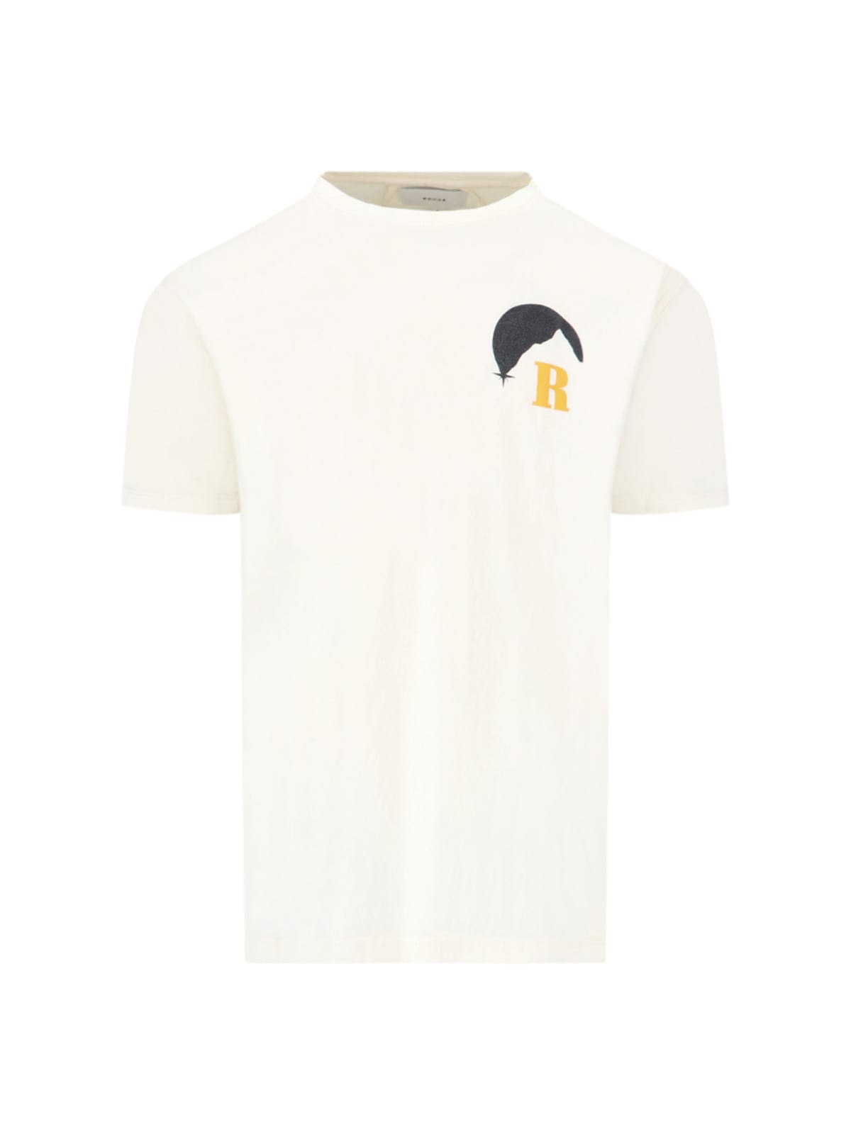 Shop Rhude Moonlight T-shirt In Crema