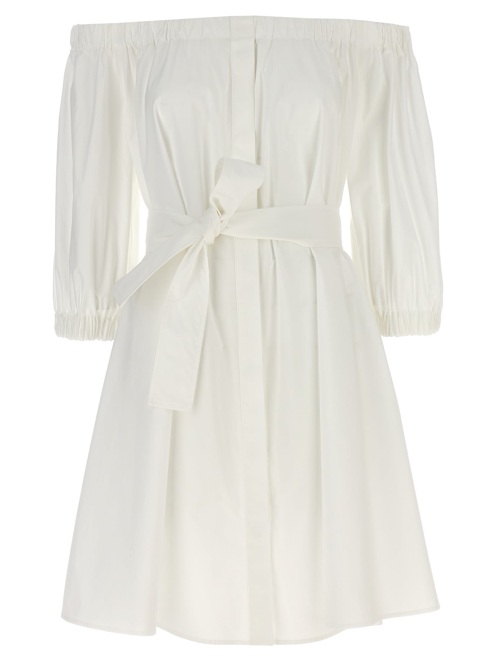 Shop P.a.r.o.s.h Canyox Dress In White