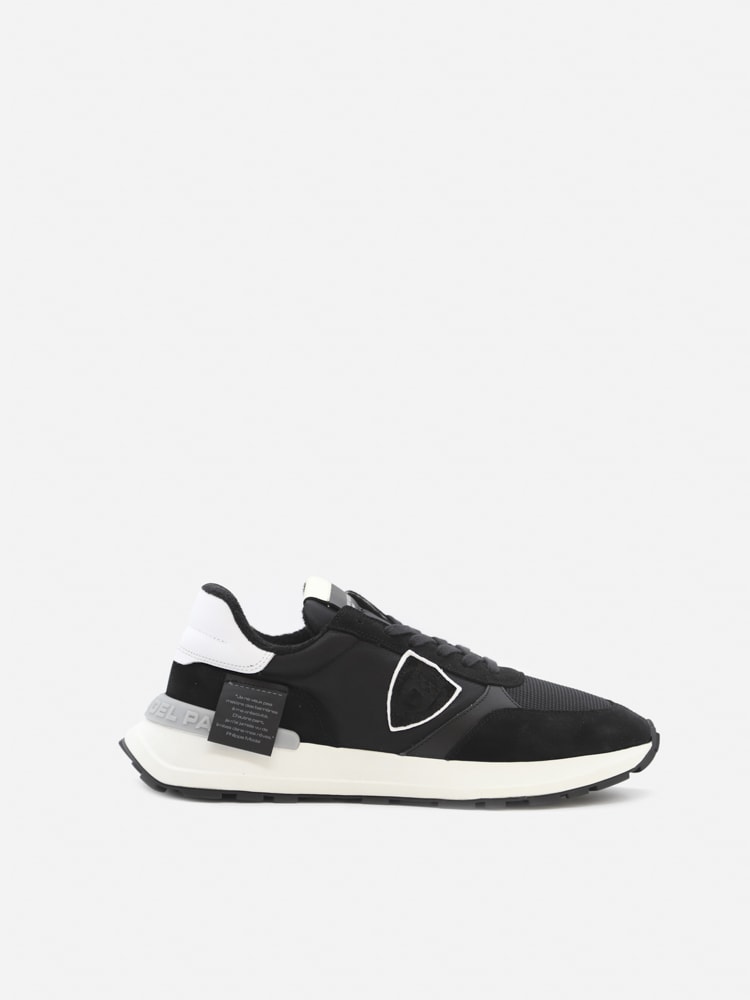 Philippe Model Antibes Sneakers In Suede With Contrasting Inserts