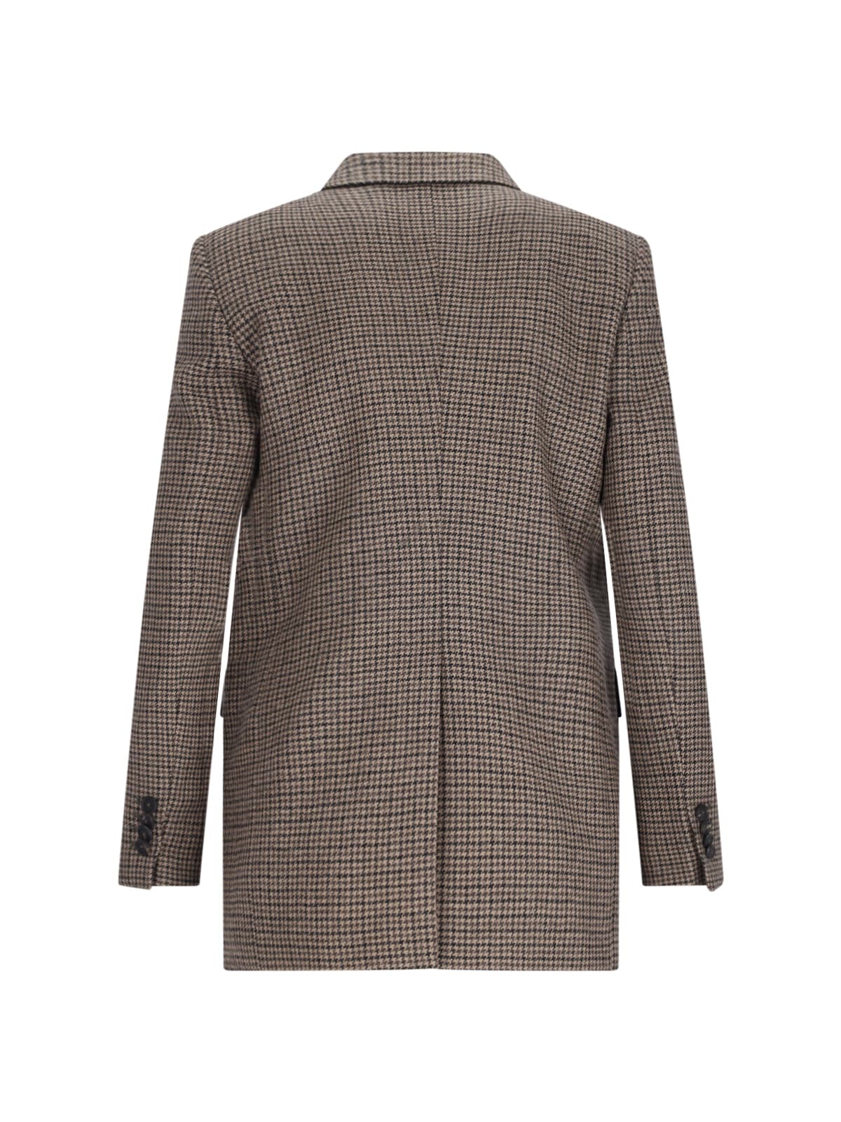 Shop Tagliatore Houndstooth Blazer In Brown