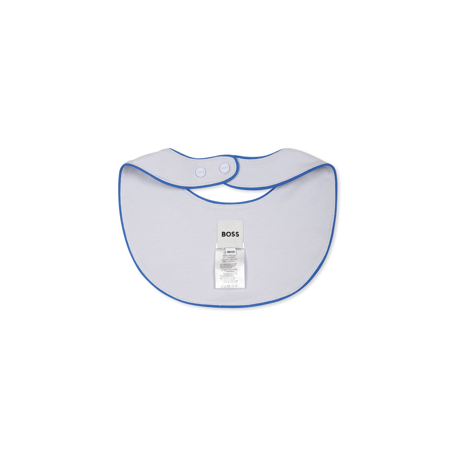 Hugo Boss Light Blue Babygrow Set For Baby Boy With Logo In Light Blue
