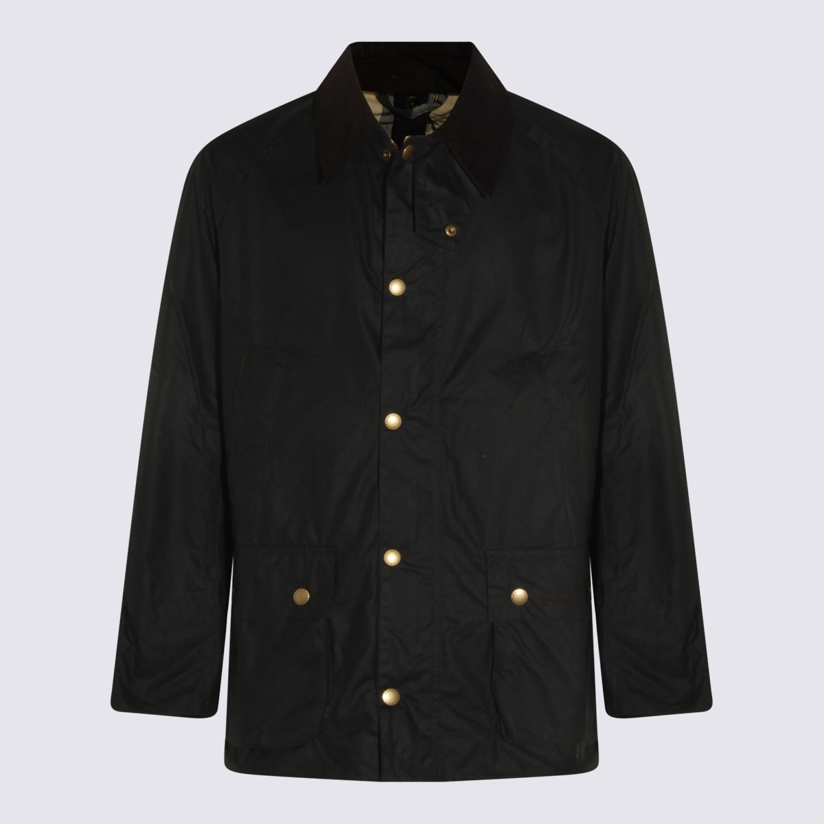 Black Cotton Casual Jacket