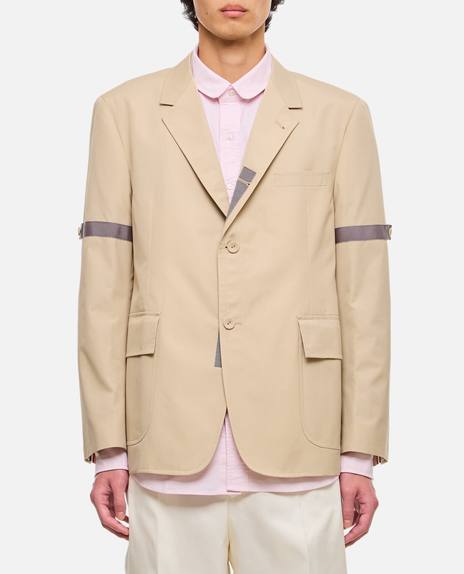 Unstructured Straight Fit Jacket