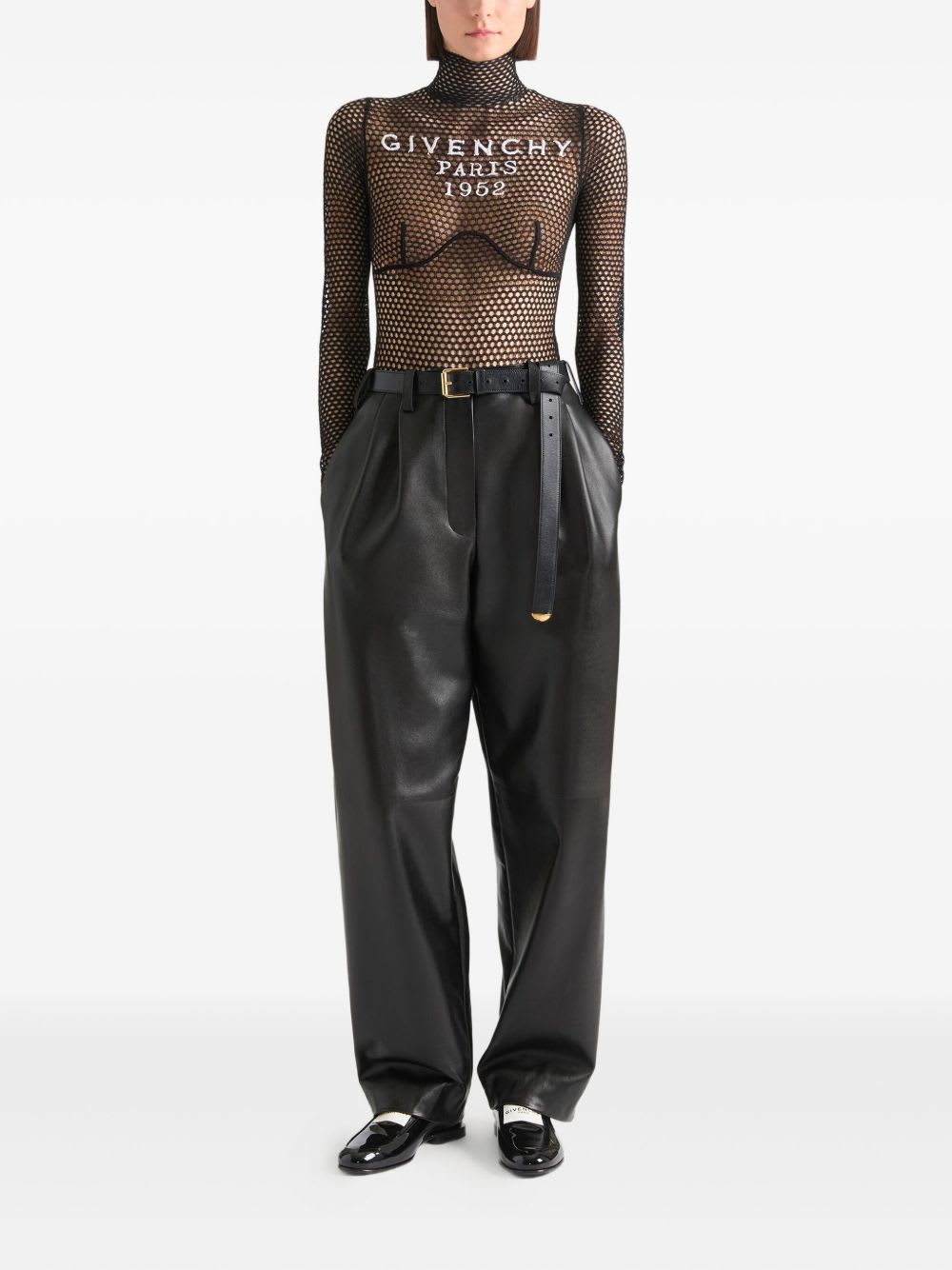 Givenchy High-neck Bodysuit In Black
