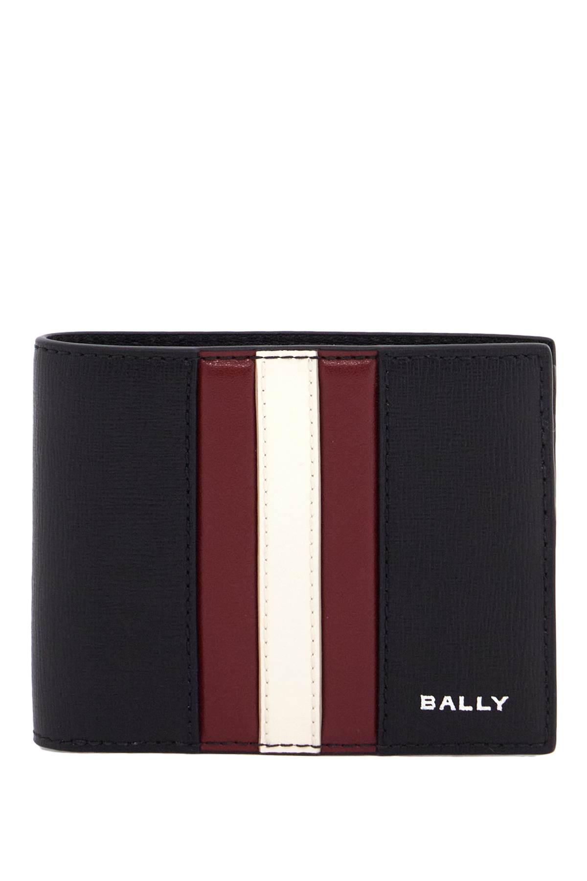 Shop Bally Wallet In Black+red/bone+pall (black)