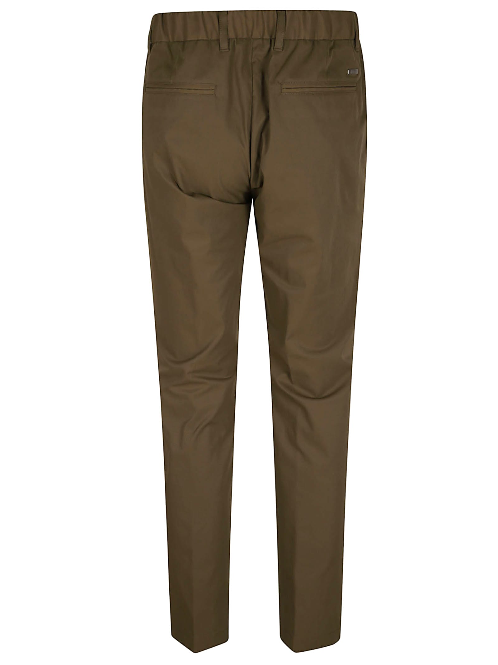 Herno Drawstring Casual Pants In Green