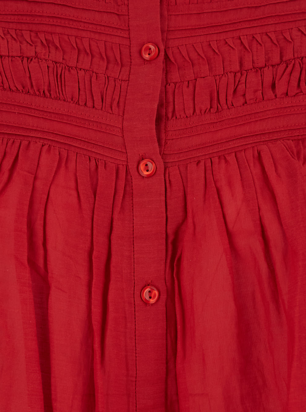 Isabel Marant Étoile Marant Etoile Women Plalia Biologic Cotton And Viscose Shirt In Red