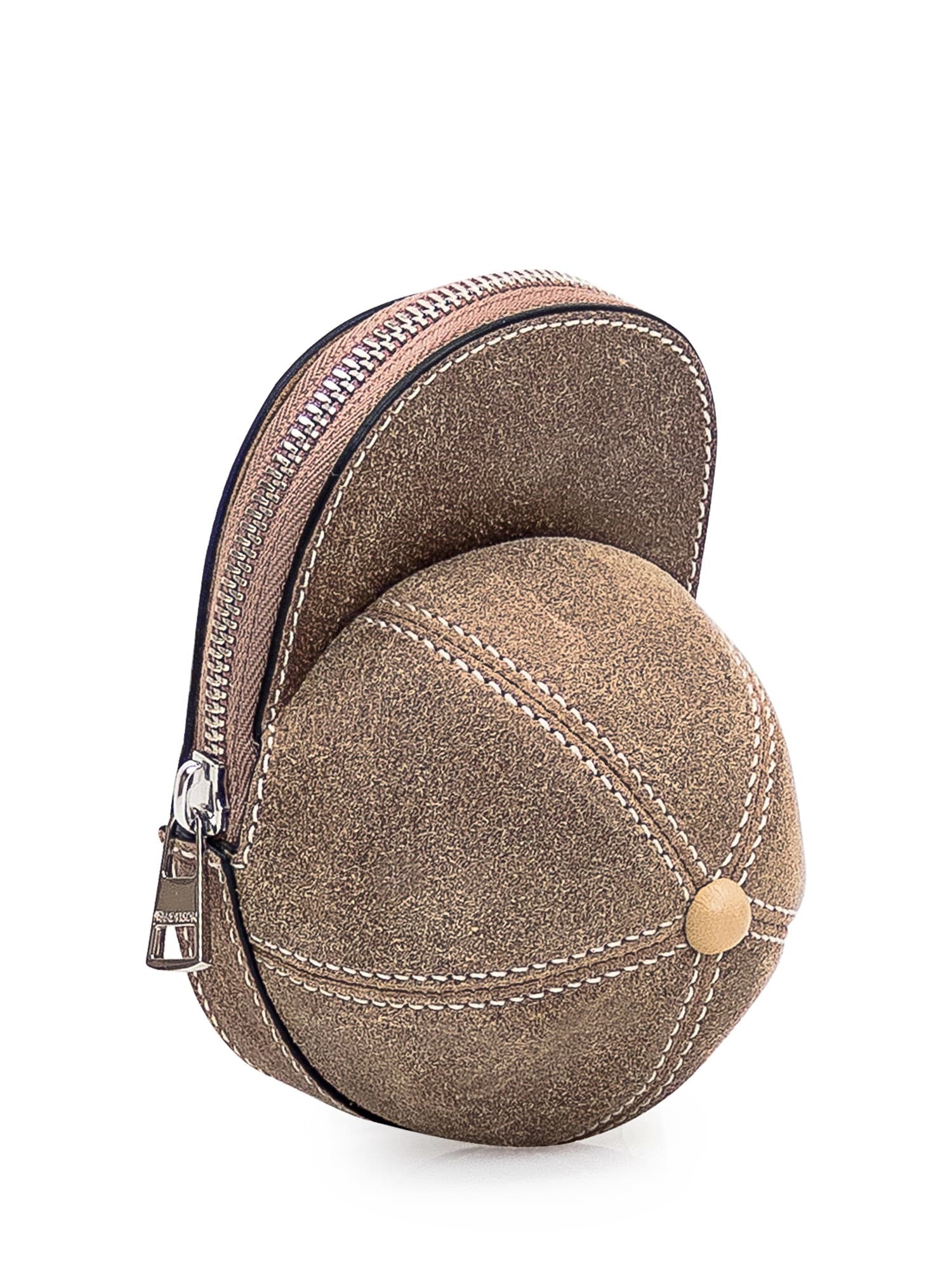 Shop Jw Anderson Mini Cap Bag In Taupe