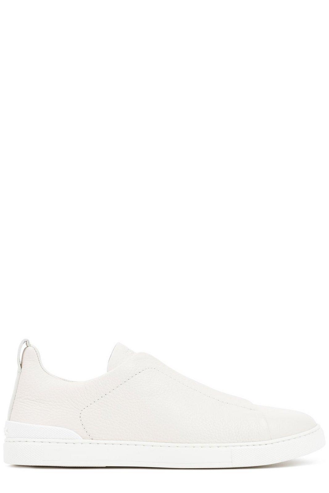 Ermenegildo Zegna Round Toe Slip-on Loafers