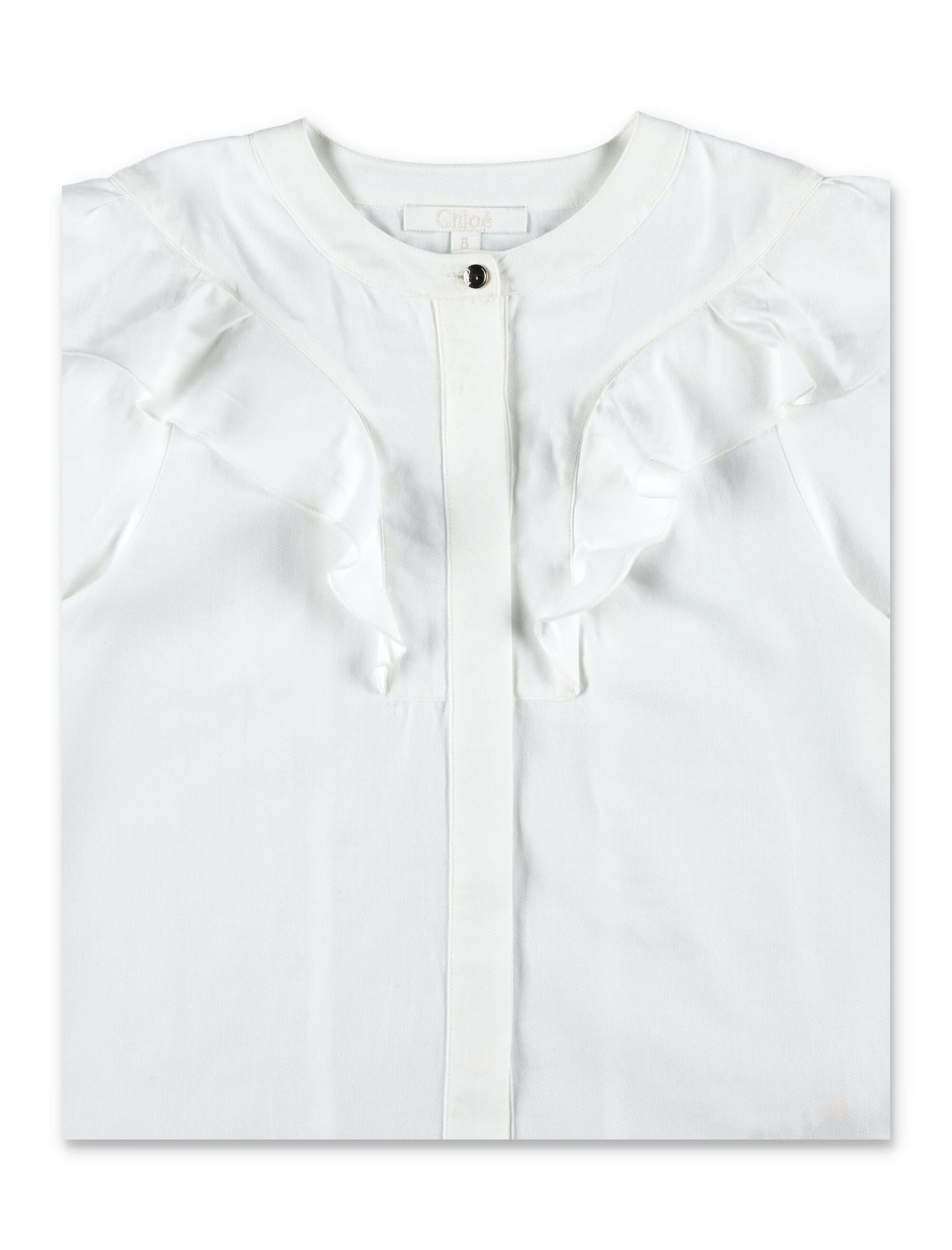 Shop Chloé Shirt Rouge In White