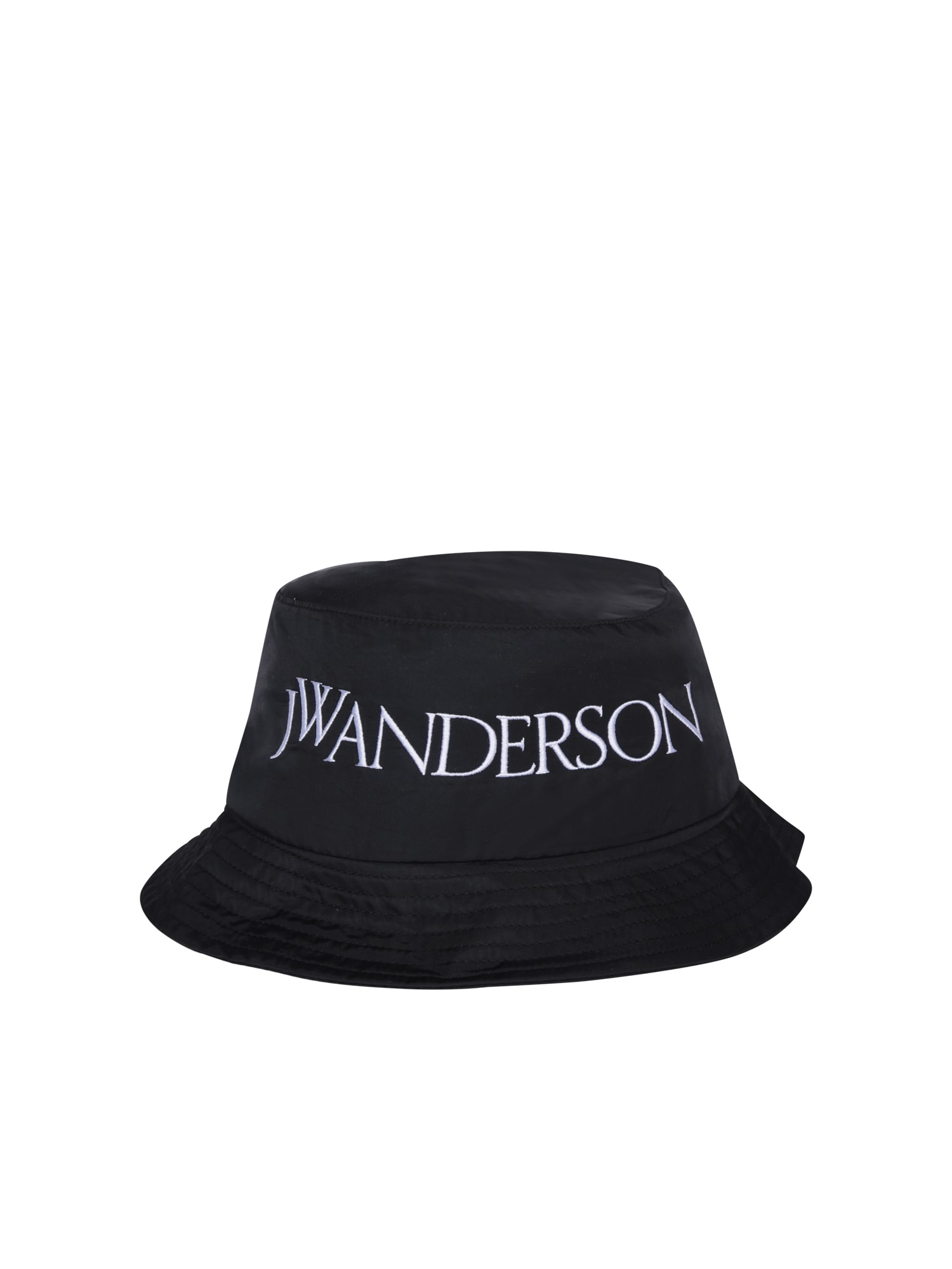 J.W. Anderson Black Nylon Blend Bucket Hat