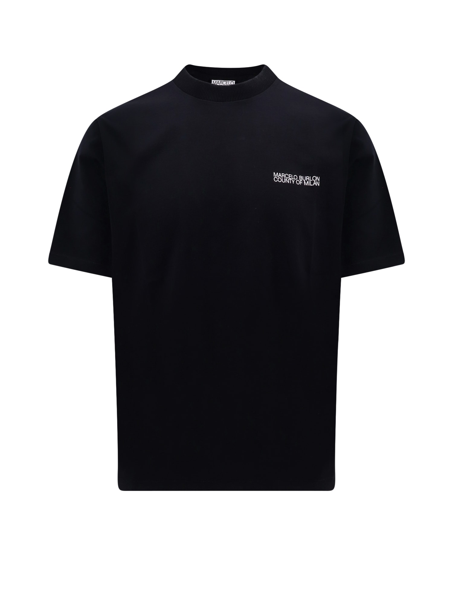 Shop Marcelo Burlon County Of Milan T-shirt In Black White