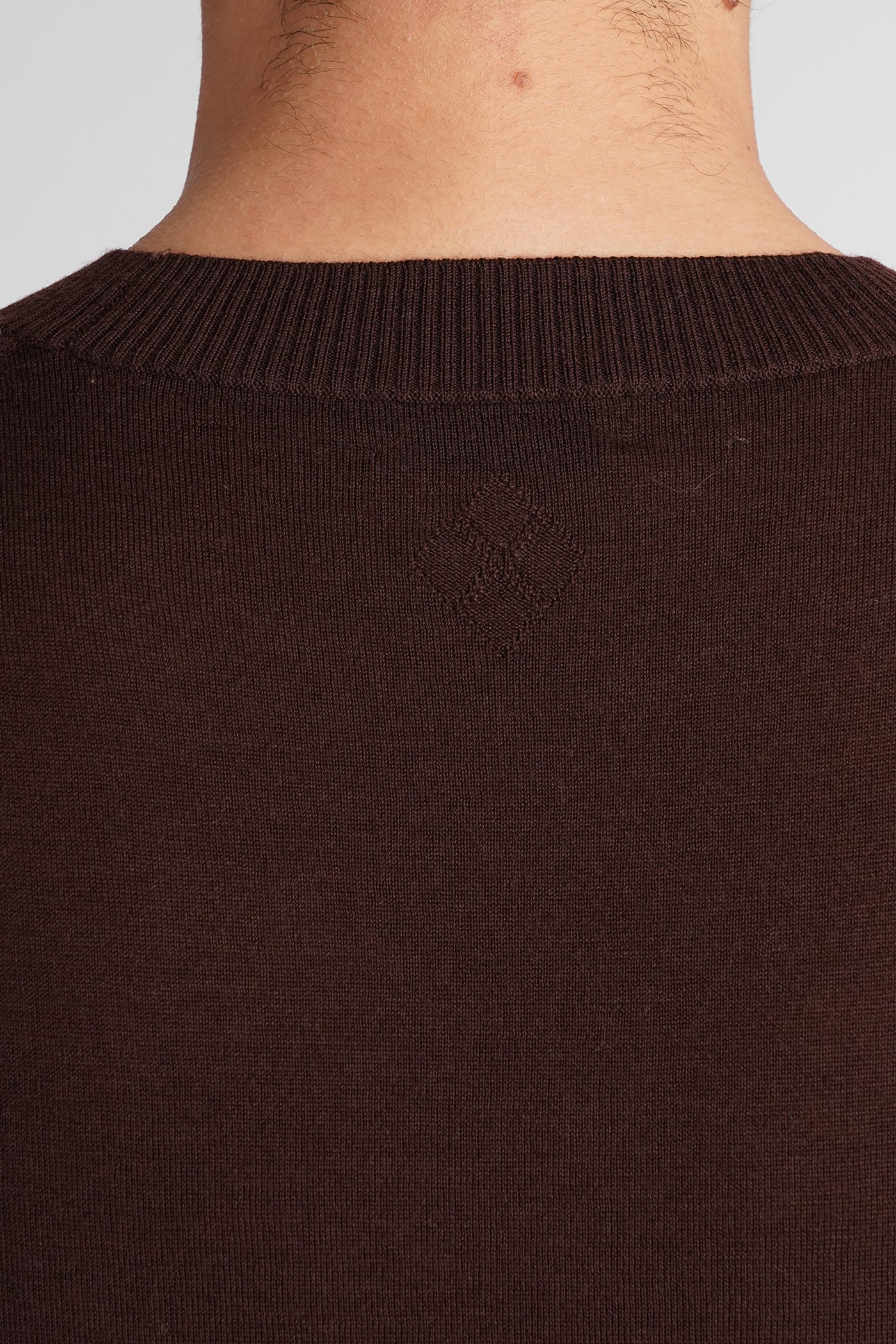 Shop Ballantyne T-shirt In Brown Wool