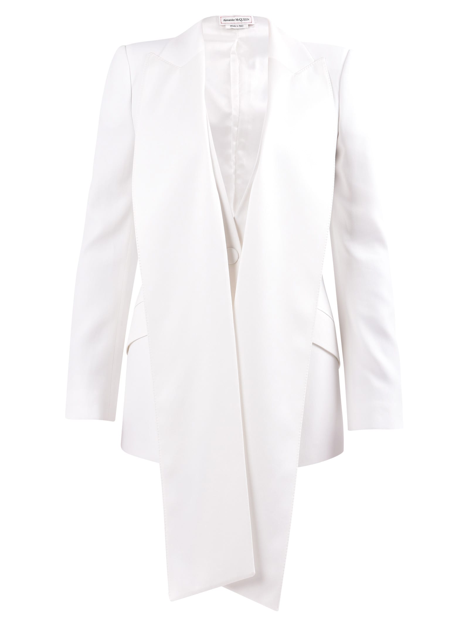 alexander mcqueen white jacket