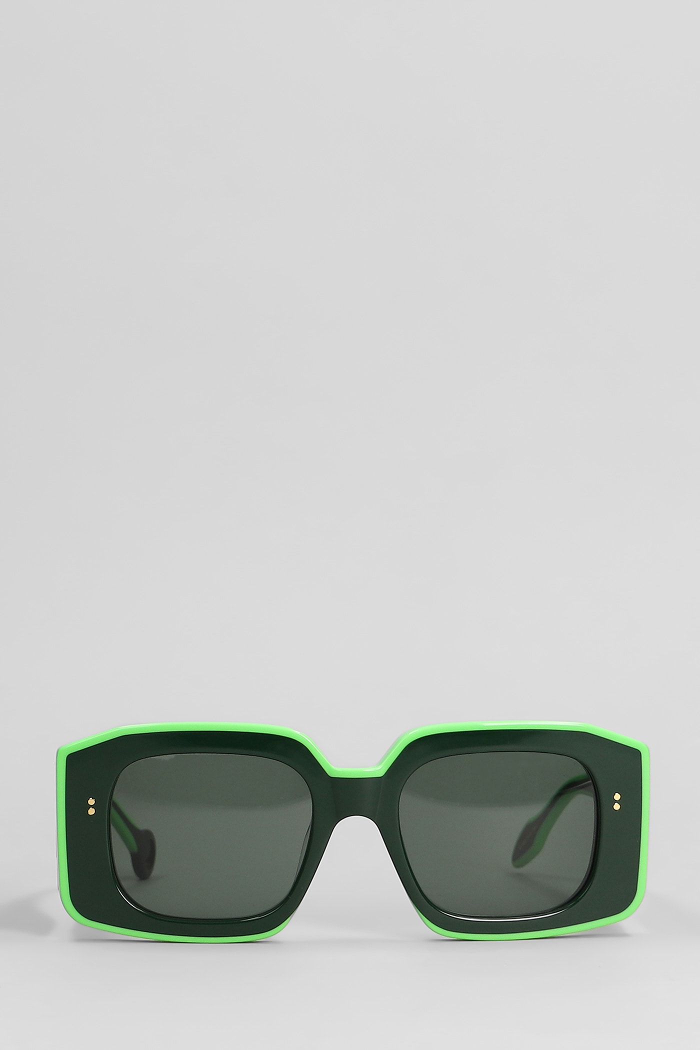 J.W. Anderson J. W. Anderson Jwa01 Bumper Sunglasses In Green Acetate