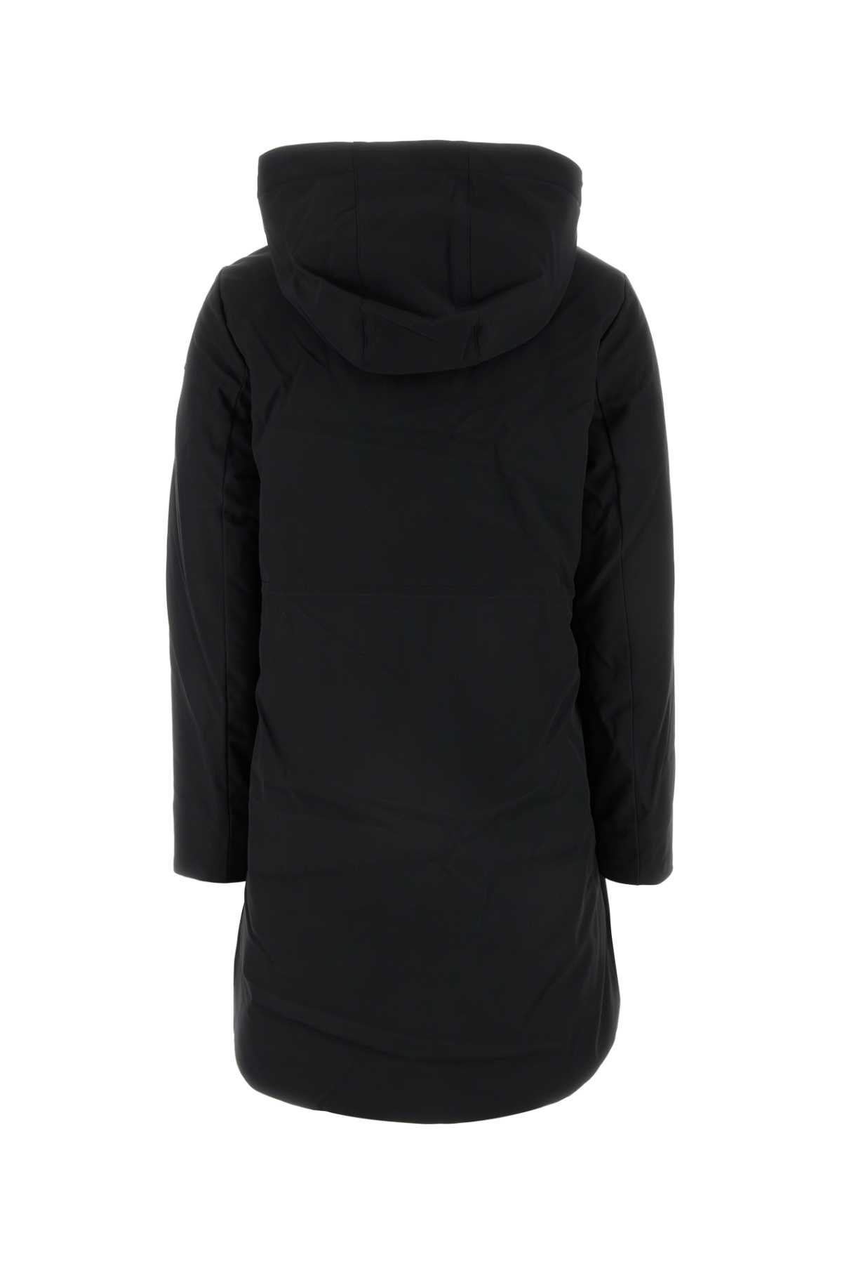 Shop Refrigiwear Black Stretch Polyester Agnes Padded Jacket In Nero