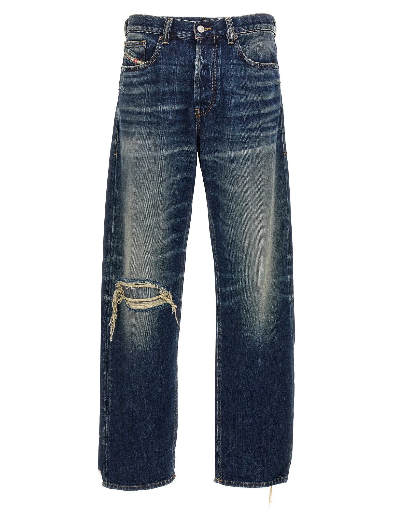 Shop Diesel 2010 D-macs Jeans In Blue