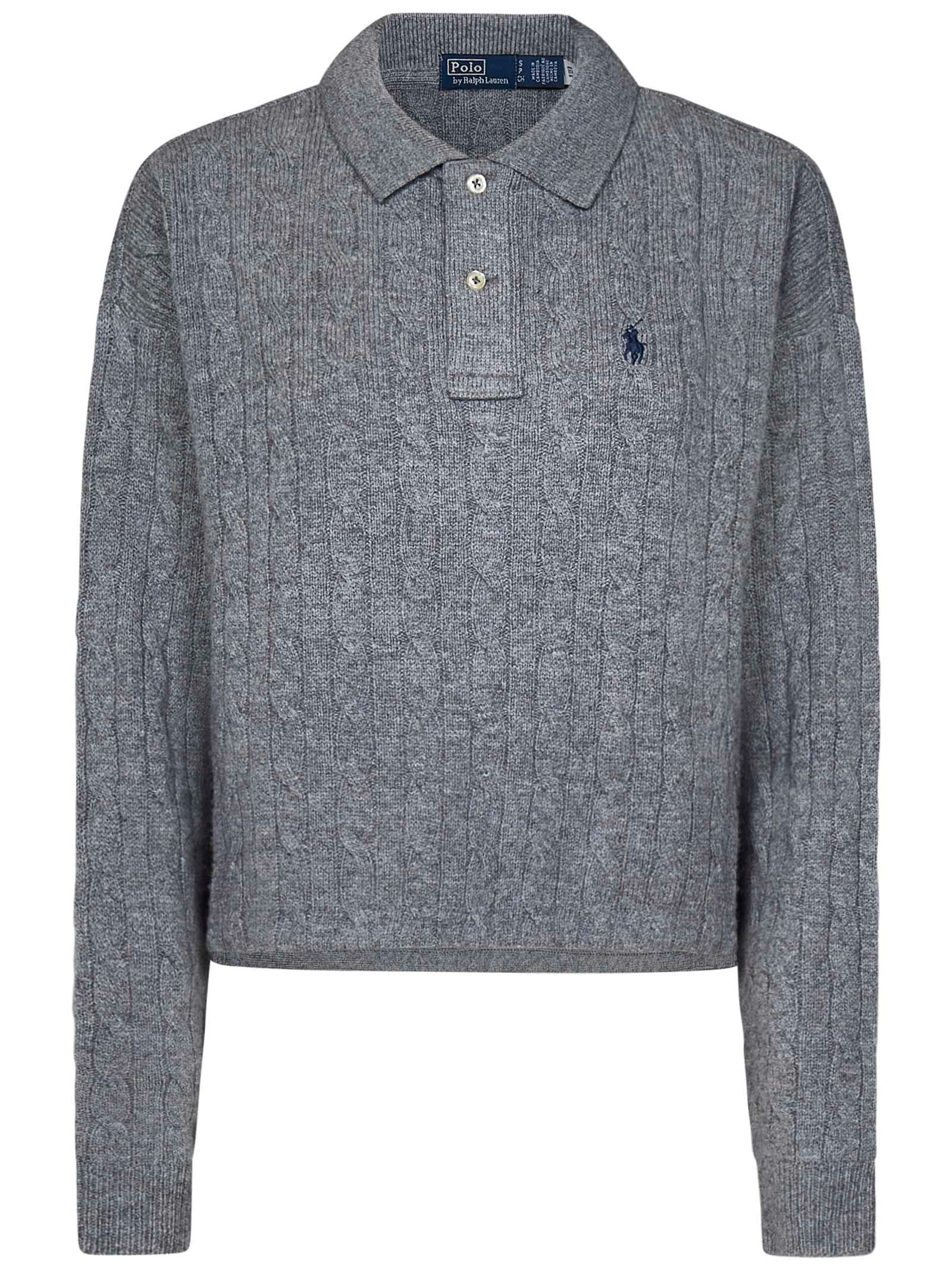 Shop Polo Ralph Lauren Sweater In Grey