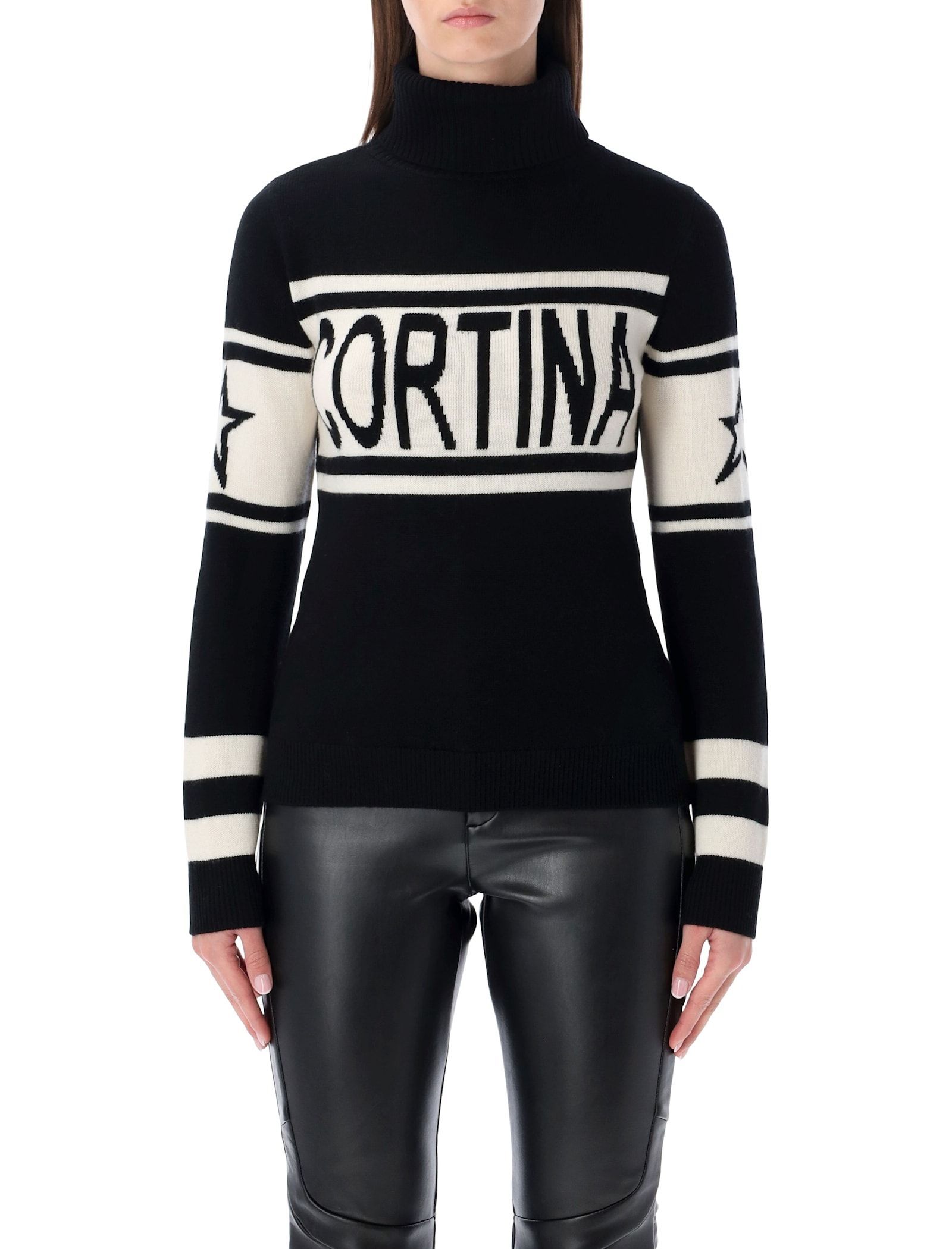 Perfect Moment Cortina Merino Wool Sweater In Multi