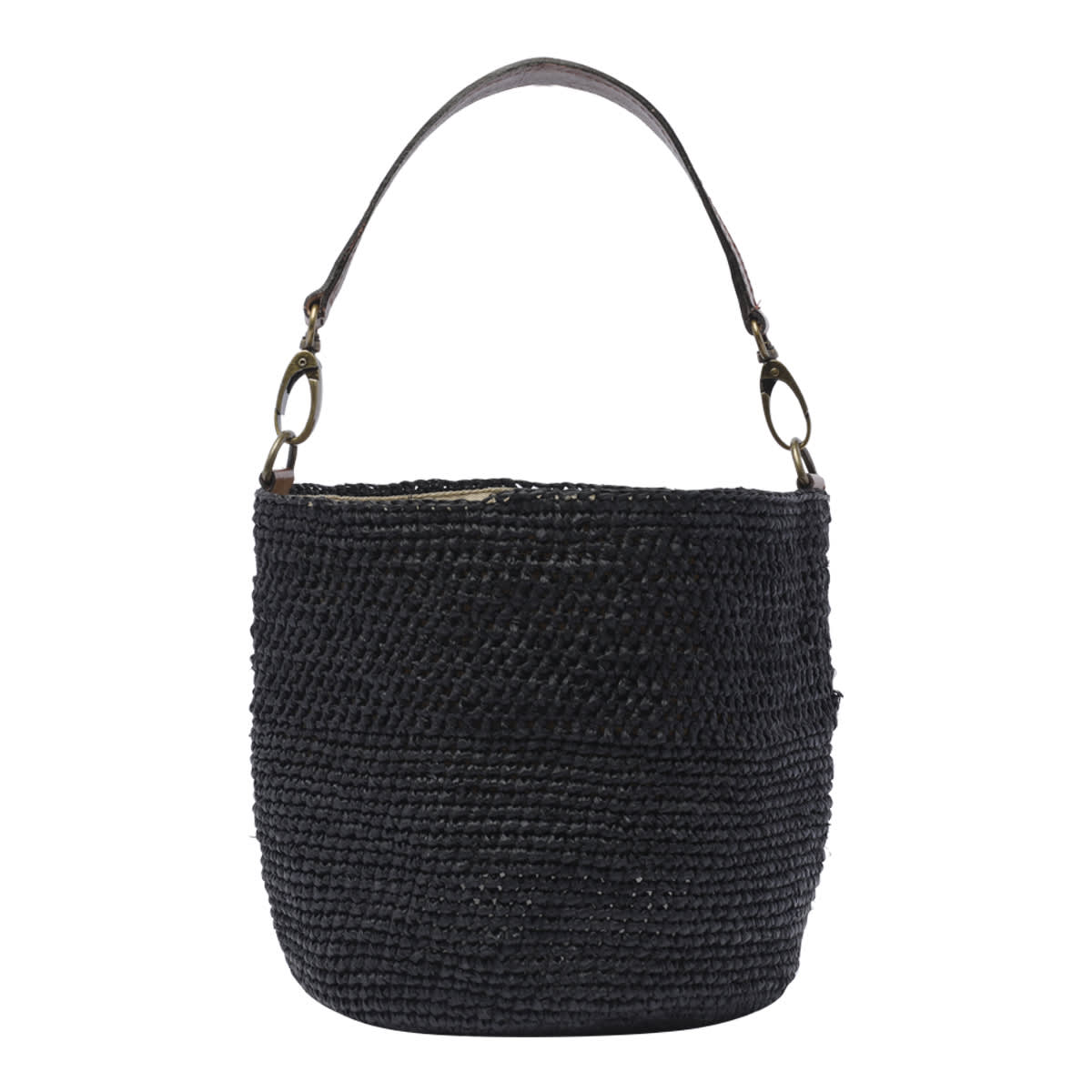 Shop Ibeliv Akama Bucket Bag In Black