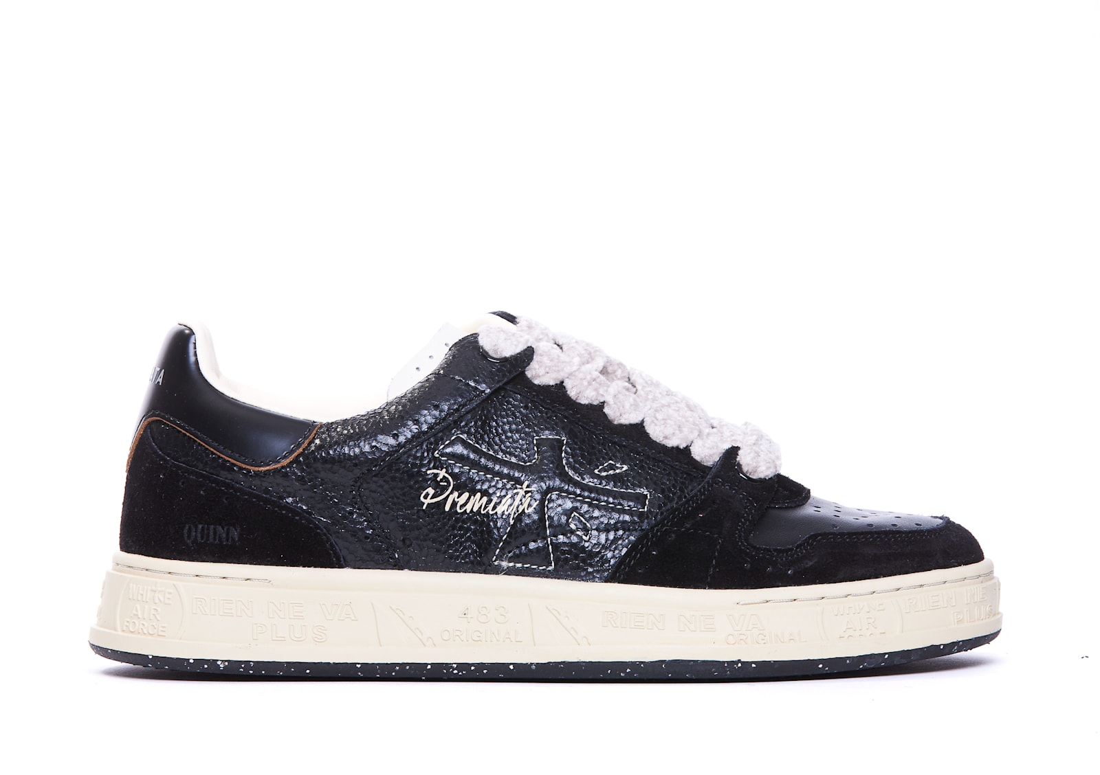 Shop Premiata Quinnd 6950 Sneakers In Black