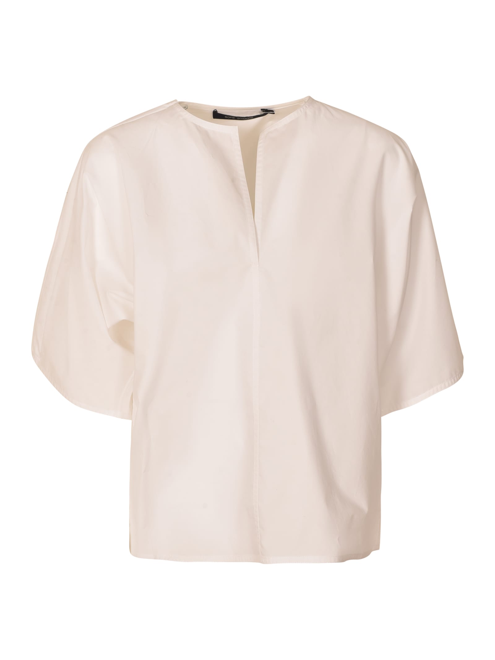 Sofie D'hoore Cropped Blouse In White