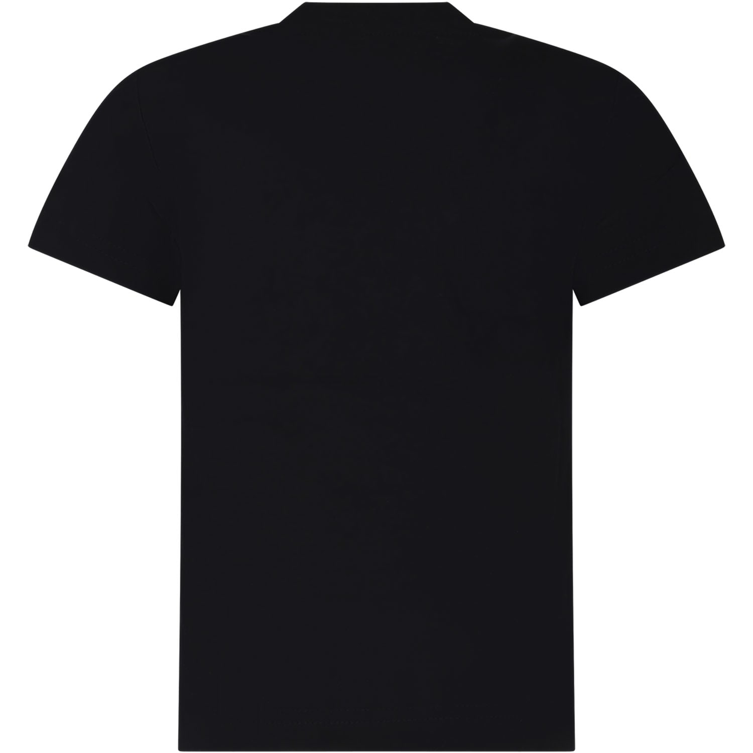 Shop Dsquared2 Black T-shirt For Boy With Logo