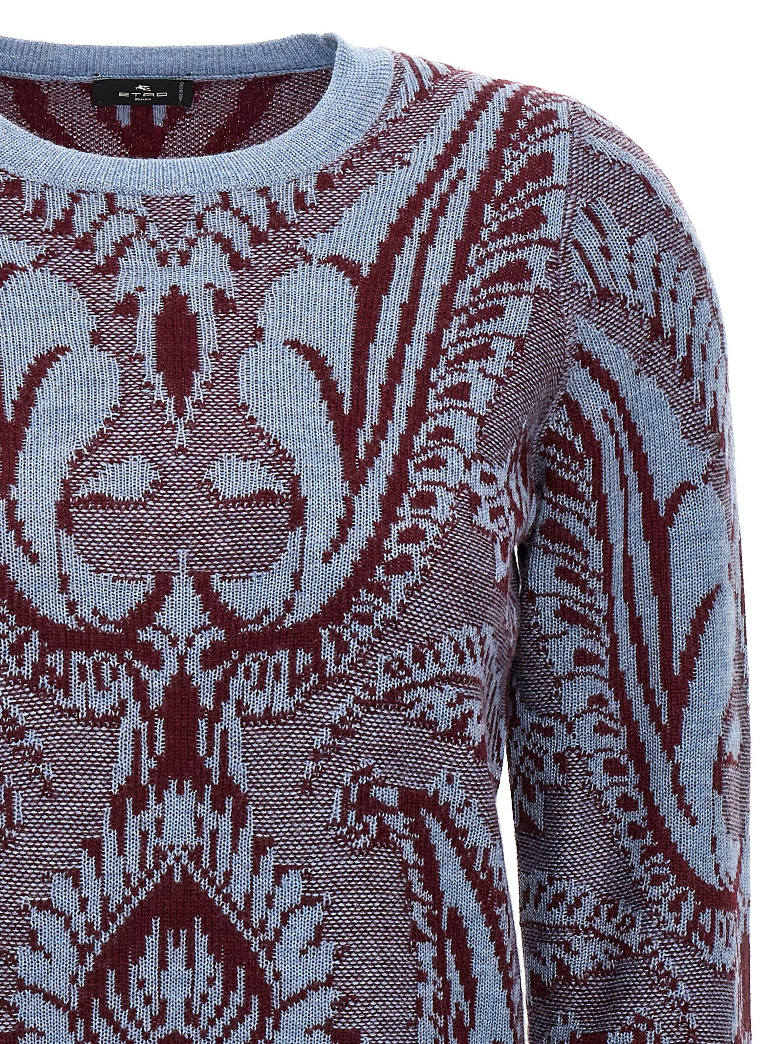 Shop Etro Paisley Sweater In Multicolor