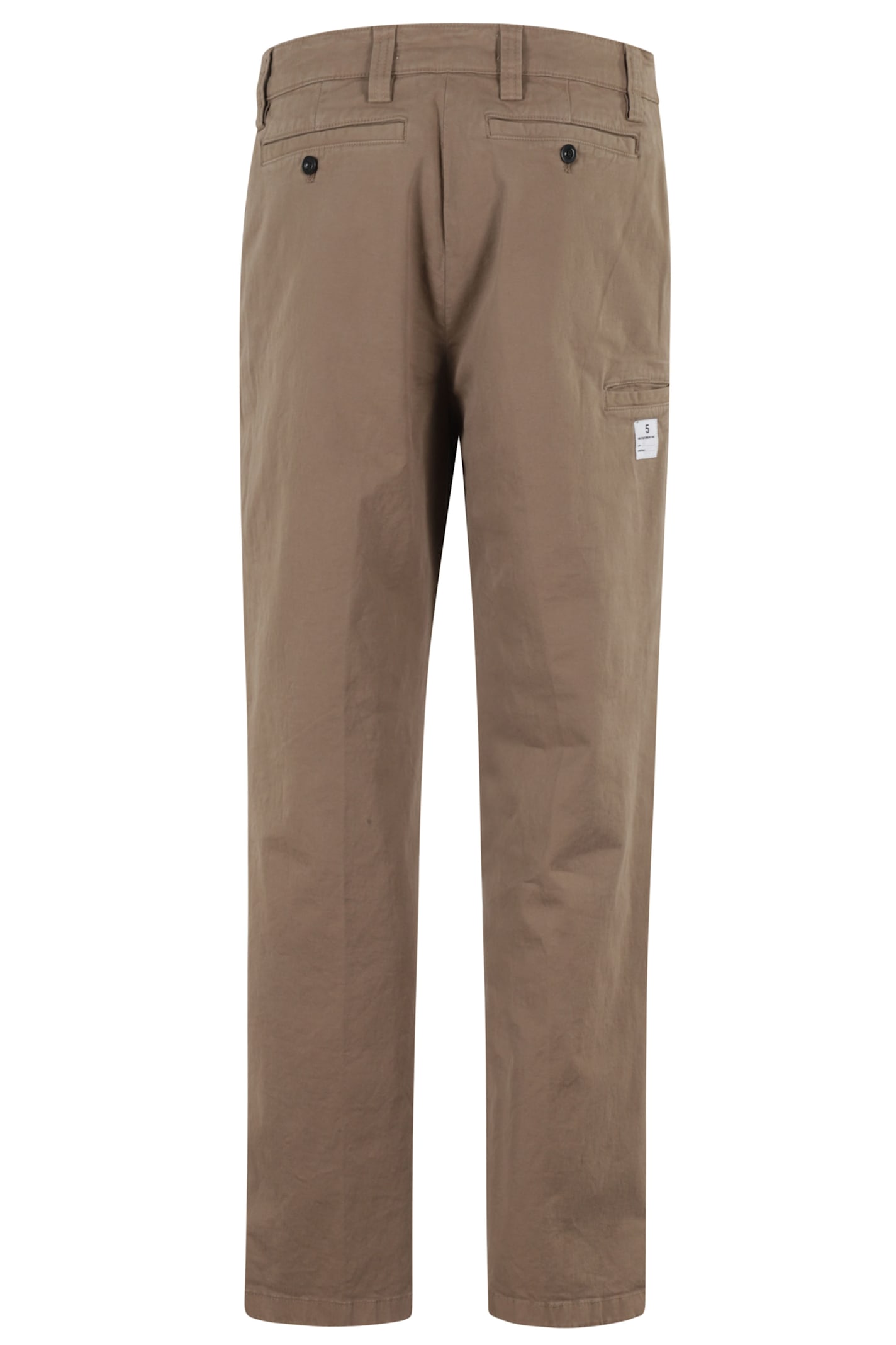 Department Five Ant Button-fly Chino Trousers In Brown