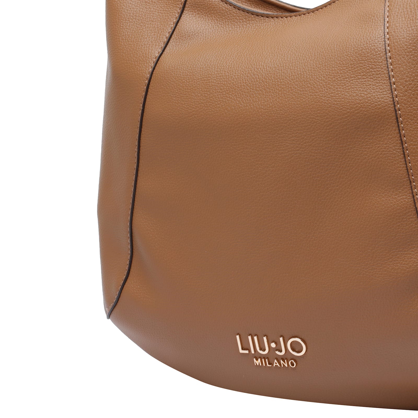 Liu •jo Studded-handle Tote Bag In Brown