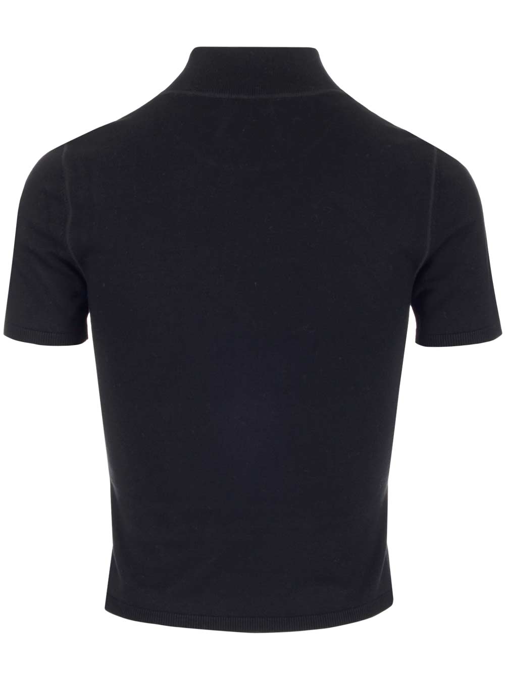 Shop Alexander Wang T Viscose Fitted Top In Black
