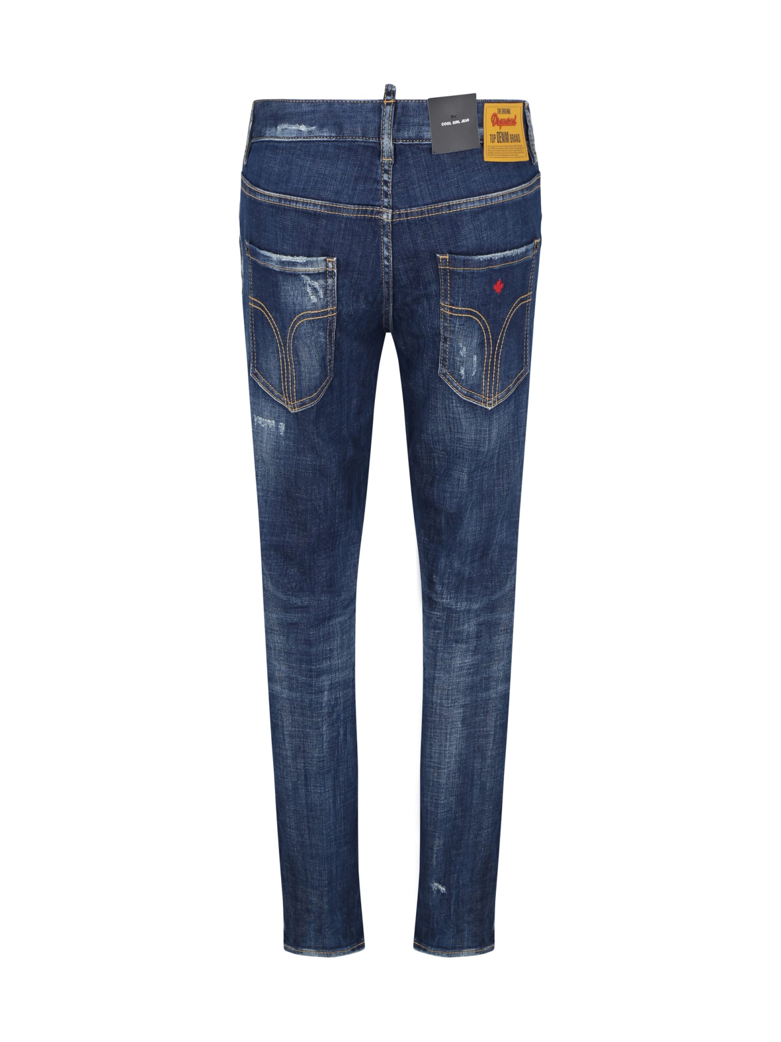 Shop Dsquared2 Jeans In Blu Denim