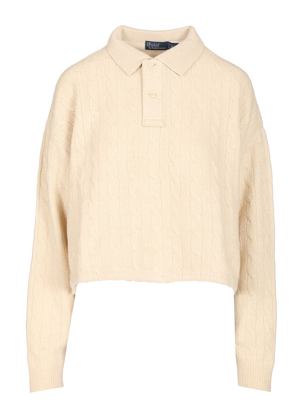 Polo Ralph Lauren Wool And Cashmere Polo Shirt White
