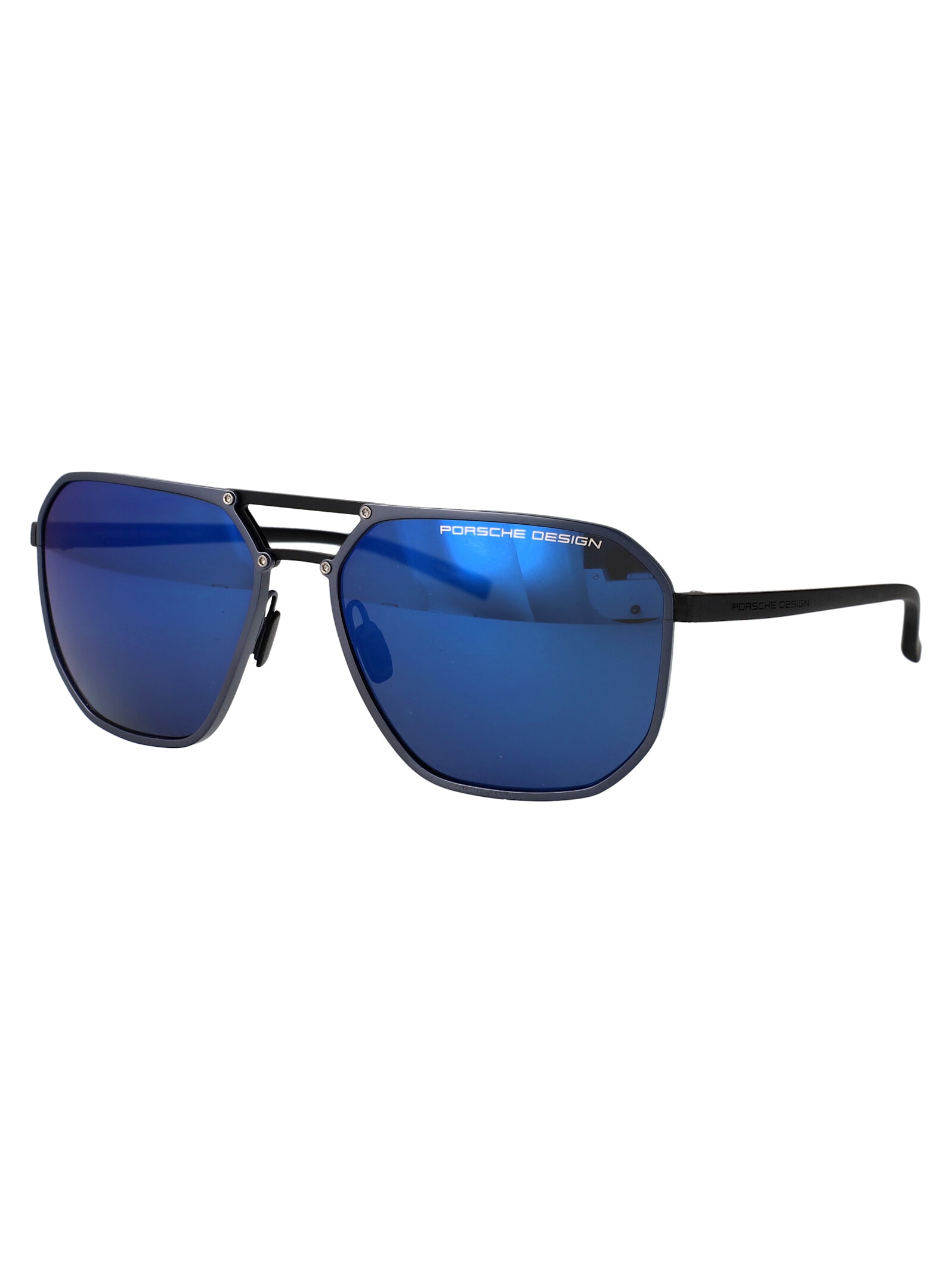 Porsche Design Square Frame Sunglasses In Blue