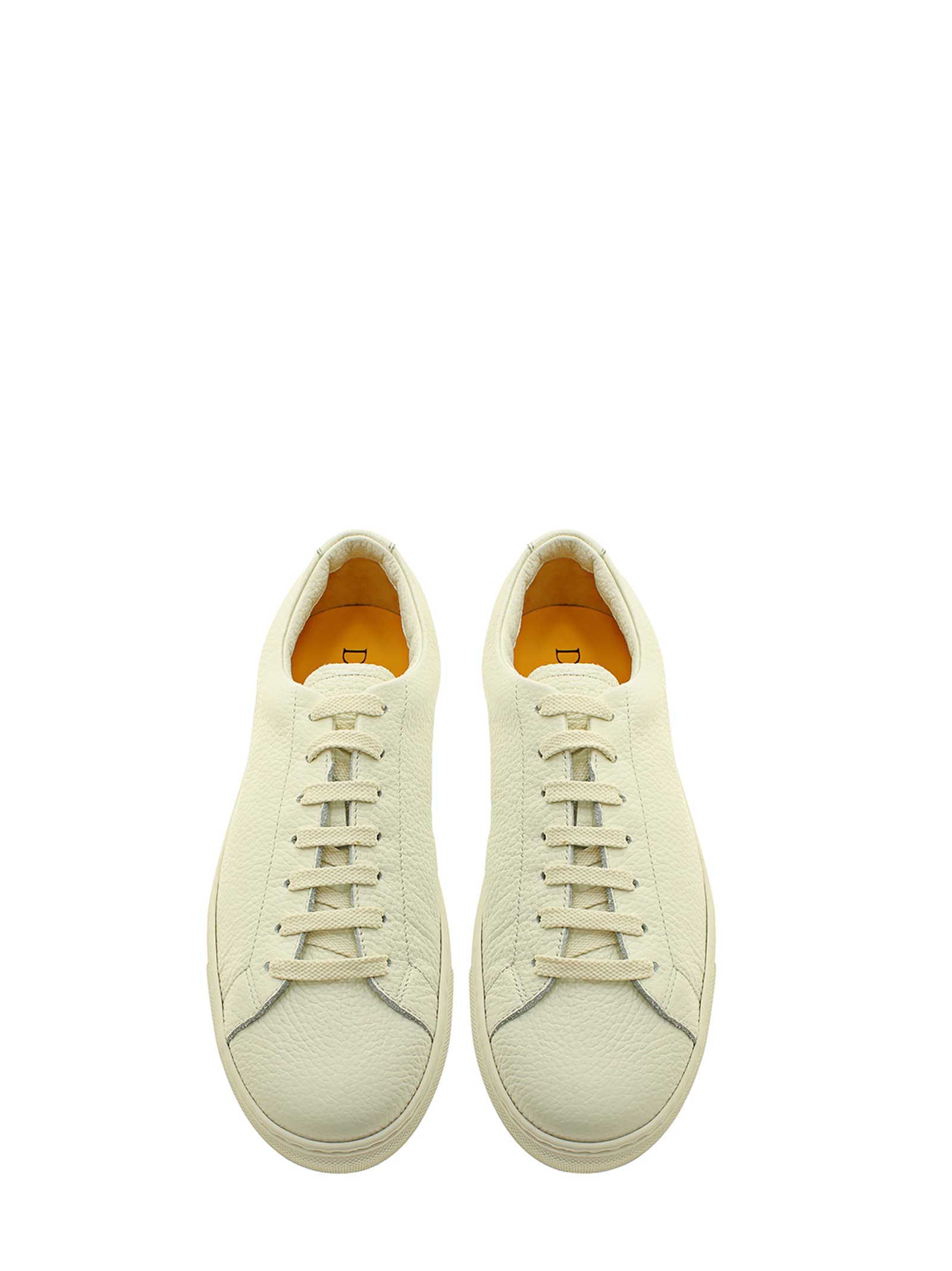 Shop Doucal's Sneakers In Cream