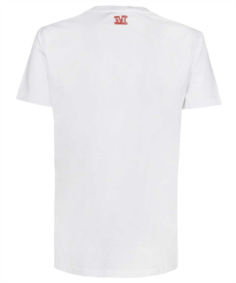 Max Mara Embroidered-coral T-shirt In White