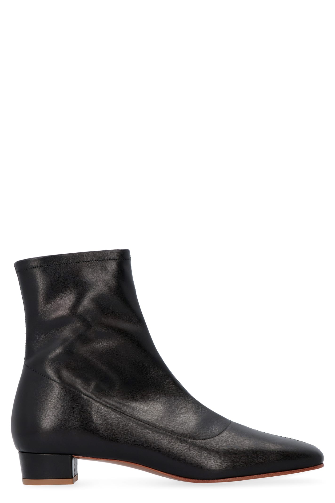 BY FAR Este Leather Ankle Boots