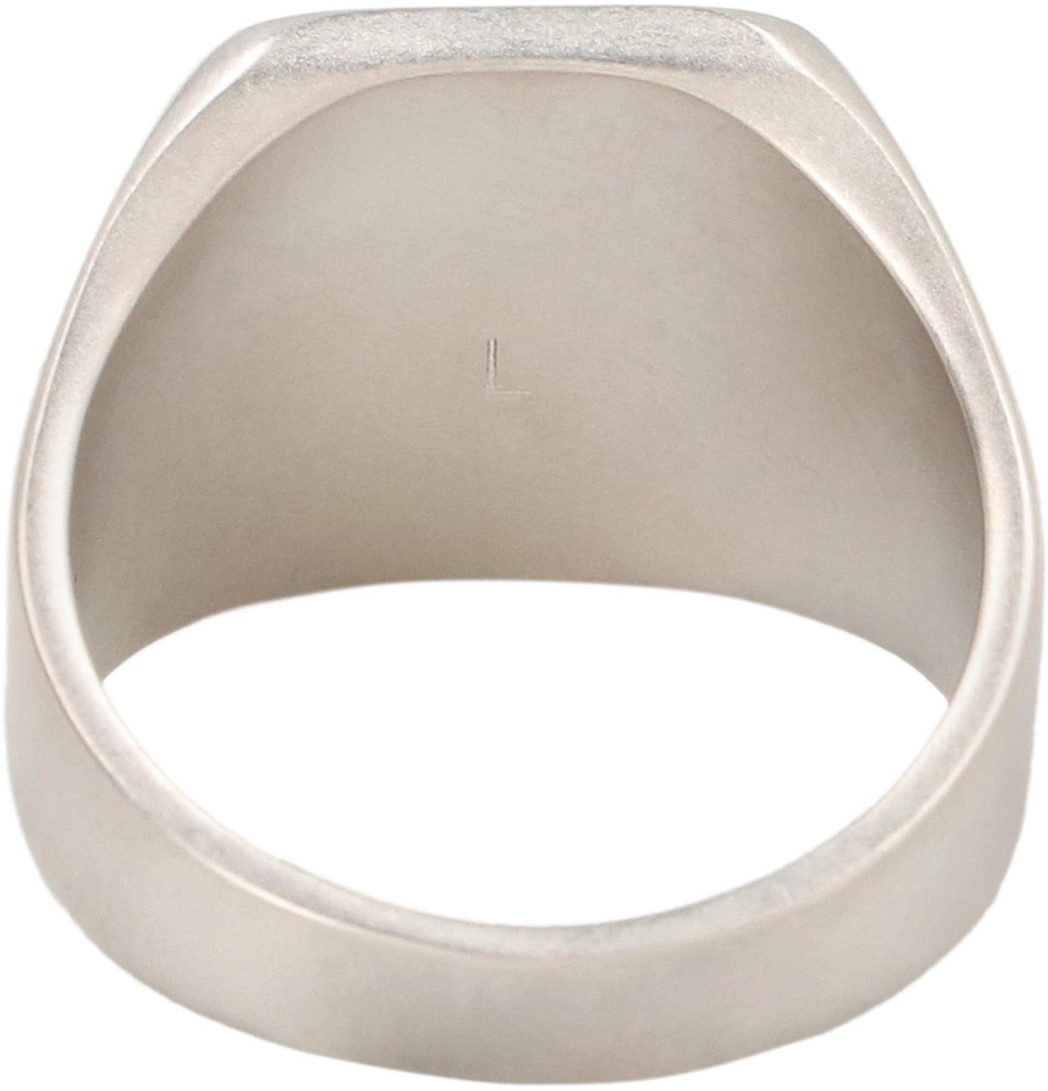 Shop Vetements Brass Ring In Silver