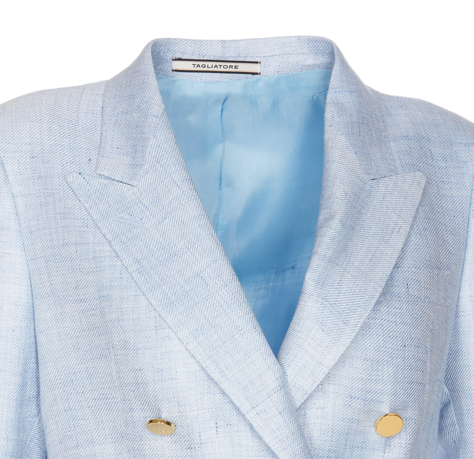 Shop Tagliatore Parigi Blazer In Azzurro