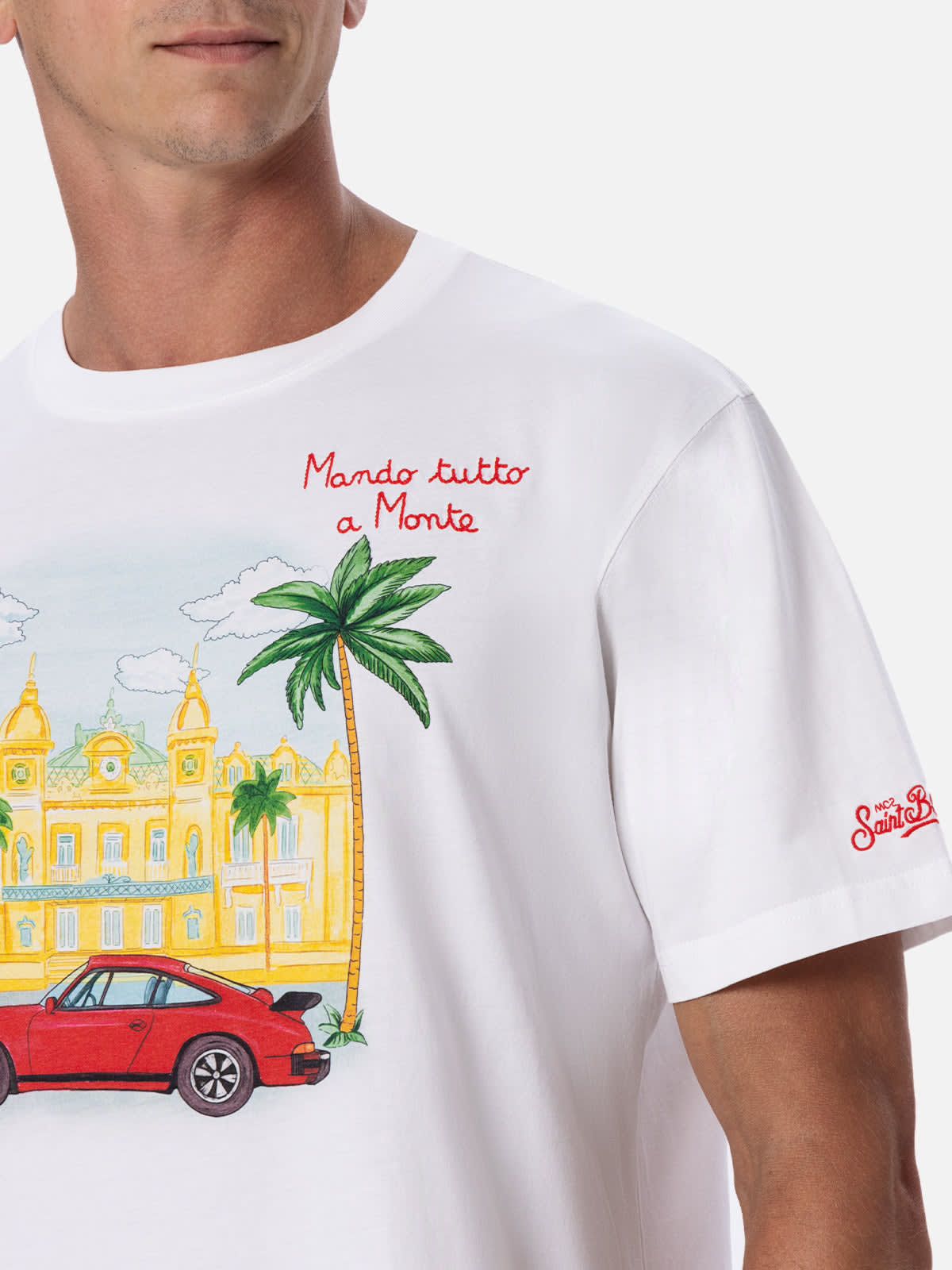 Mc2 Saint Barth T-shirts In White