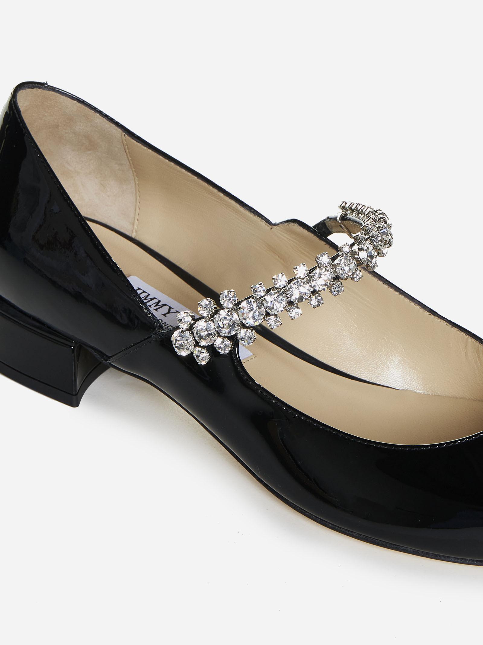 Shop Jimmy Choo Bing Patent Leather Pumps In Black