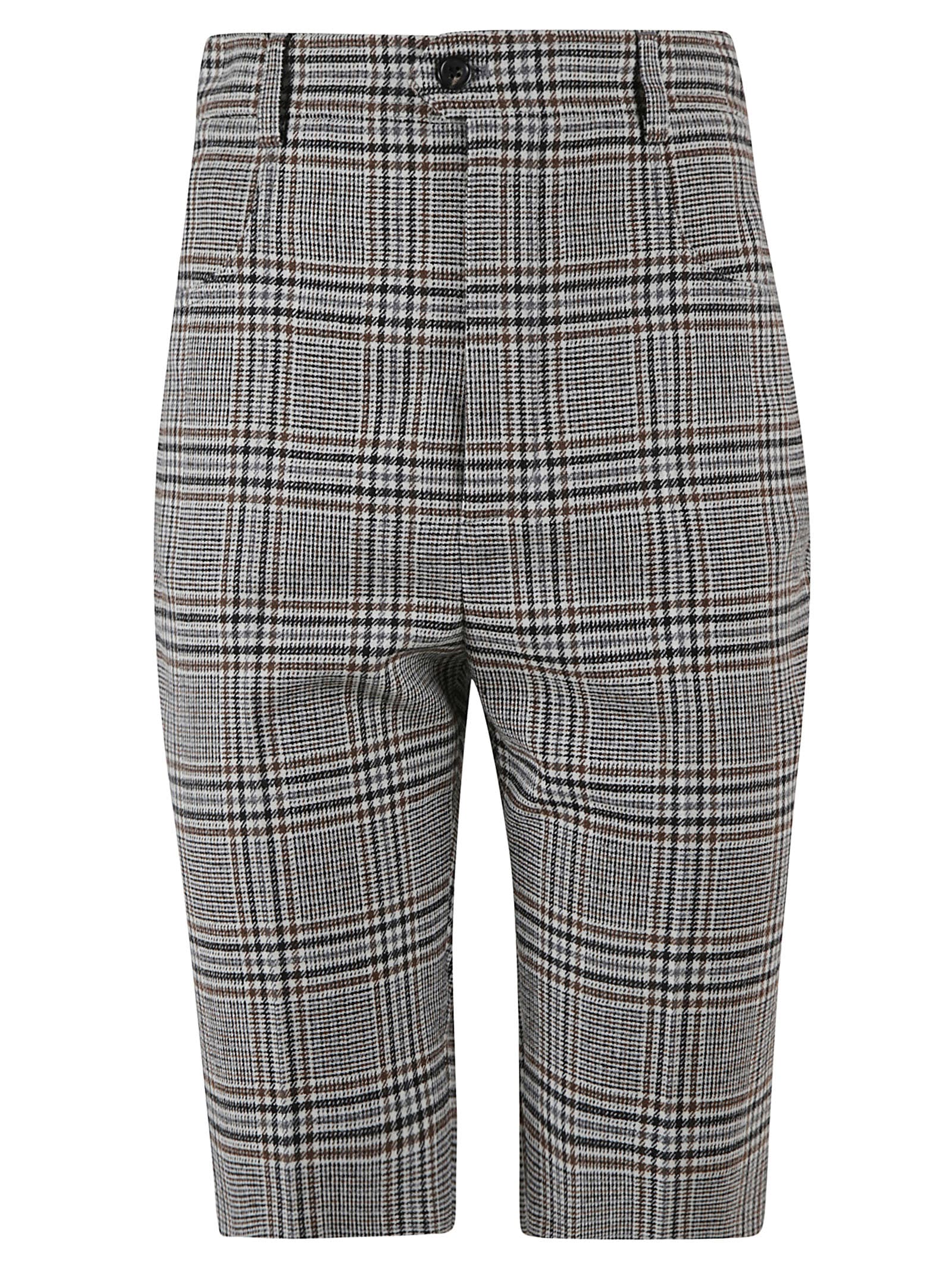 Saint Laurent Check Trouser Shorts