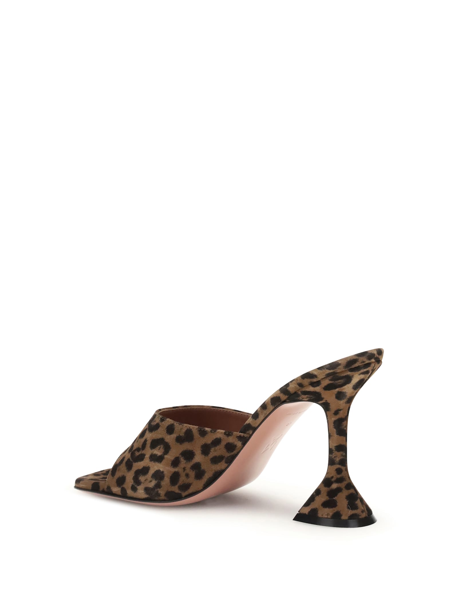 Amina Muaddi Leopard-print Lupita Sandals In Animal Print