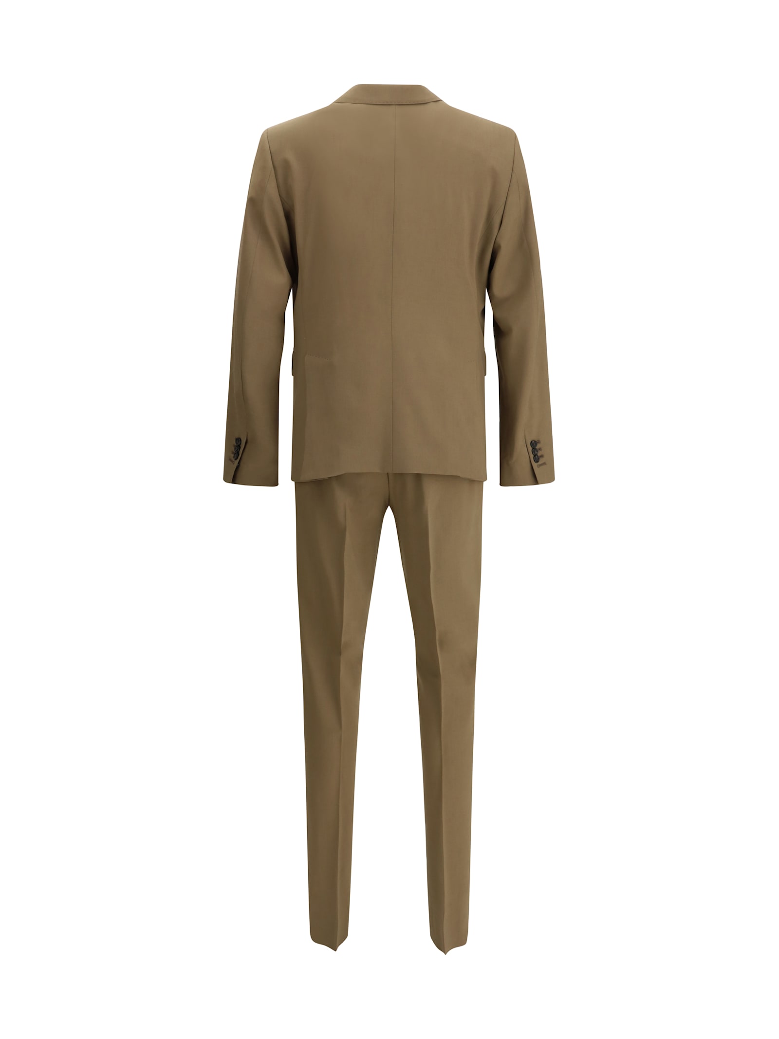 Dsquared2 Einreihiger Baumwollanzug In Berlin-passform In Tobacco